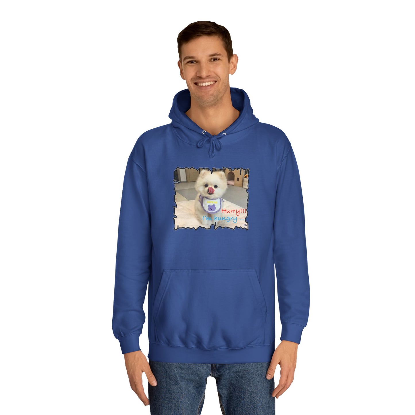 Bichon Maltese "Hurry, I'm hungry!!!" (Hoodie - Cozy and Durable)
