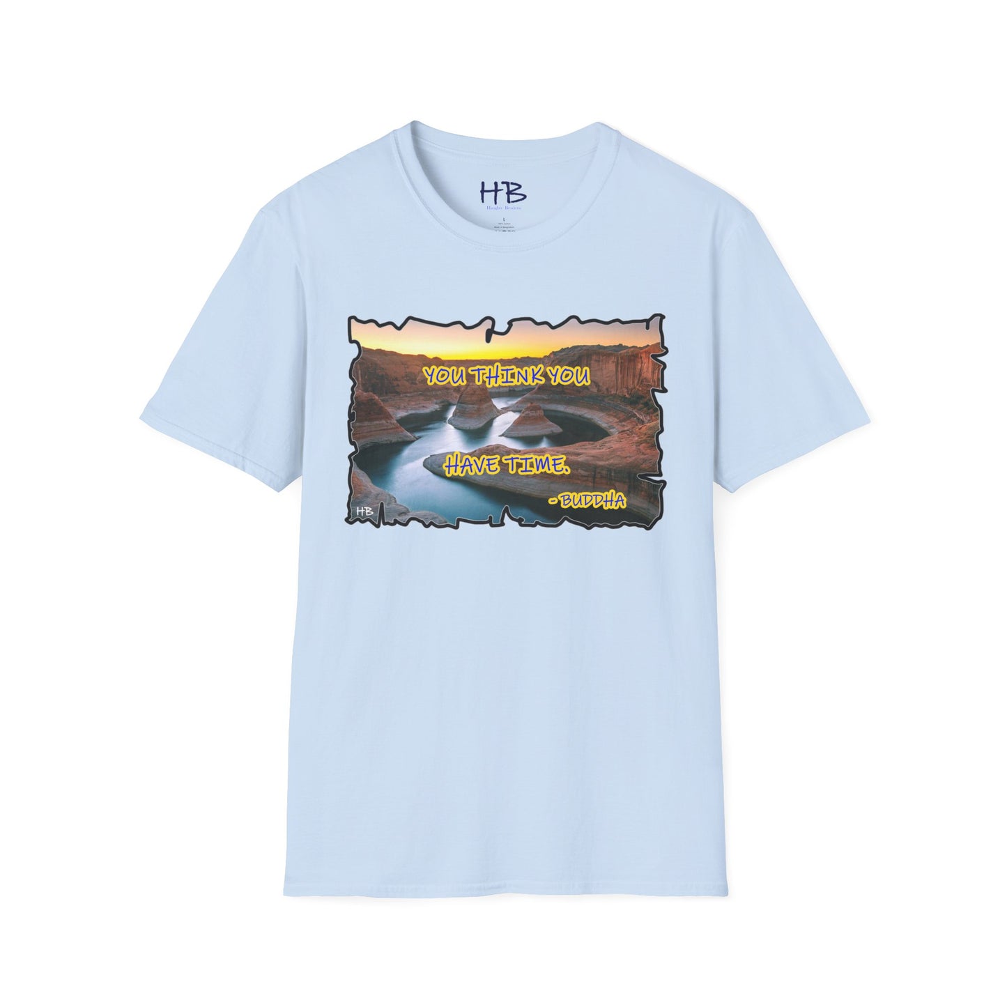 Buddha's Timeless Horizon Harmony; Philosophical Mirage Ethereal Lake Sunset Discourse 9