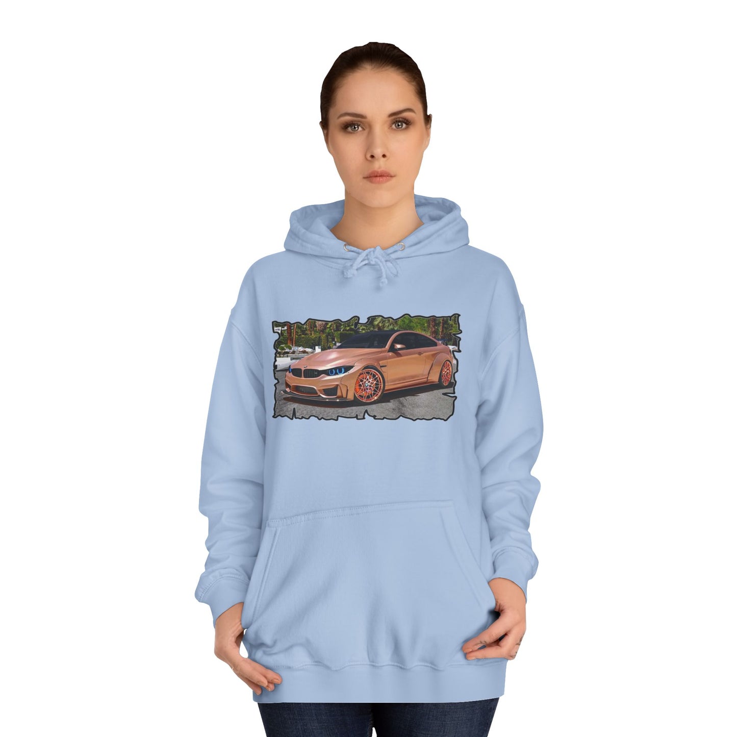 Get Yours Now -- Customized pink BMW M3 (Hoodie - Cozy and Durable)