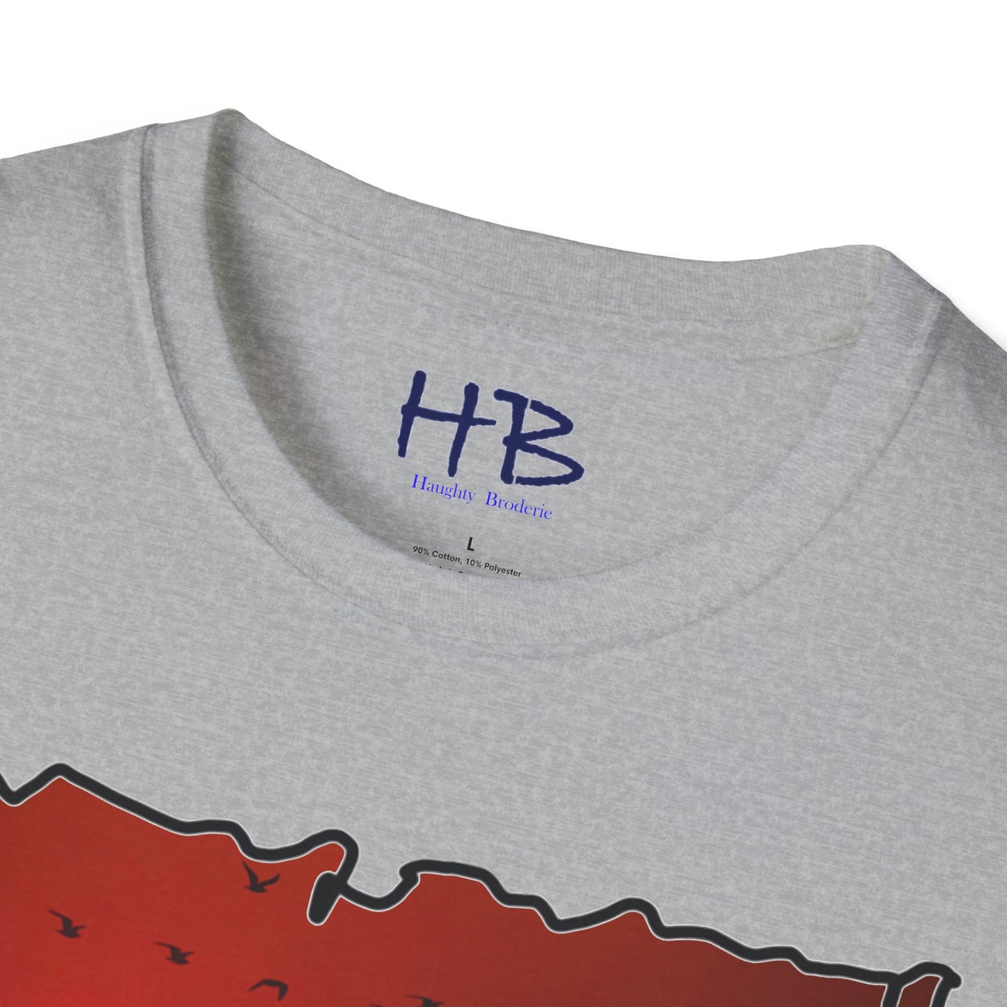 Avian Symphony in a Orange Odyssey; Moonlit Migration in Dusk's Embrace