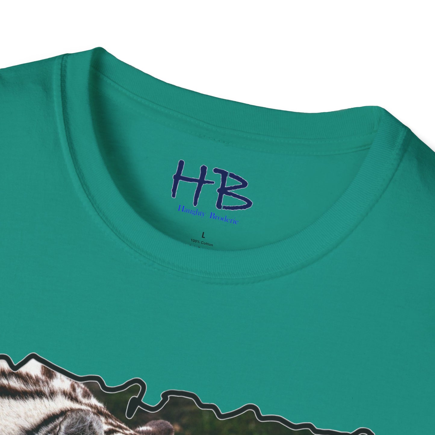 White tiger black stripes green eyes