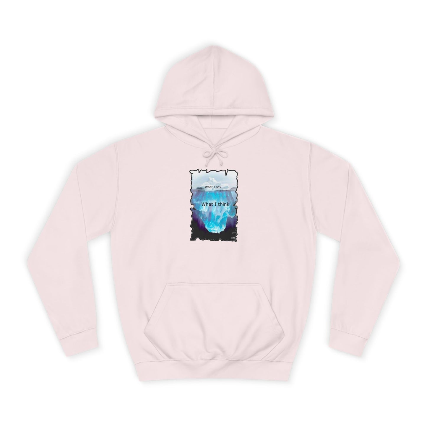 Below the Surface Veiled Verbalization (Hoodie - Cozy and Durable)