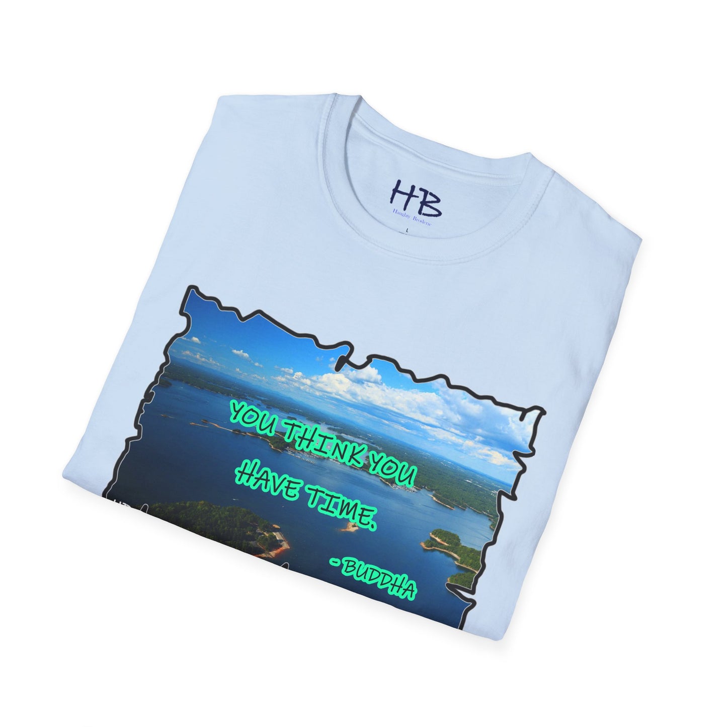 Buddha's Timeless Horizon Harmony; Philosophical Mirage Ethereal Lake Sunset Discourse 6