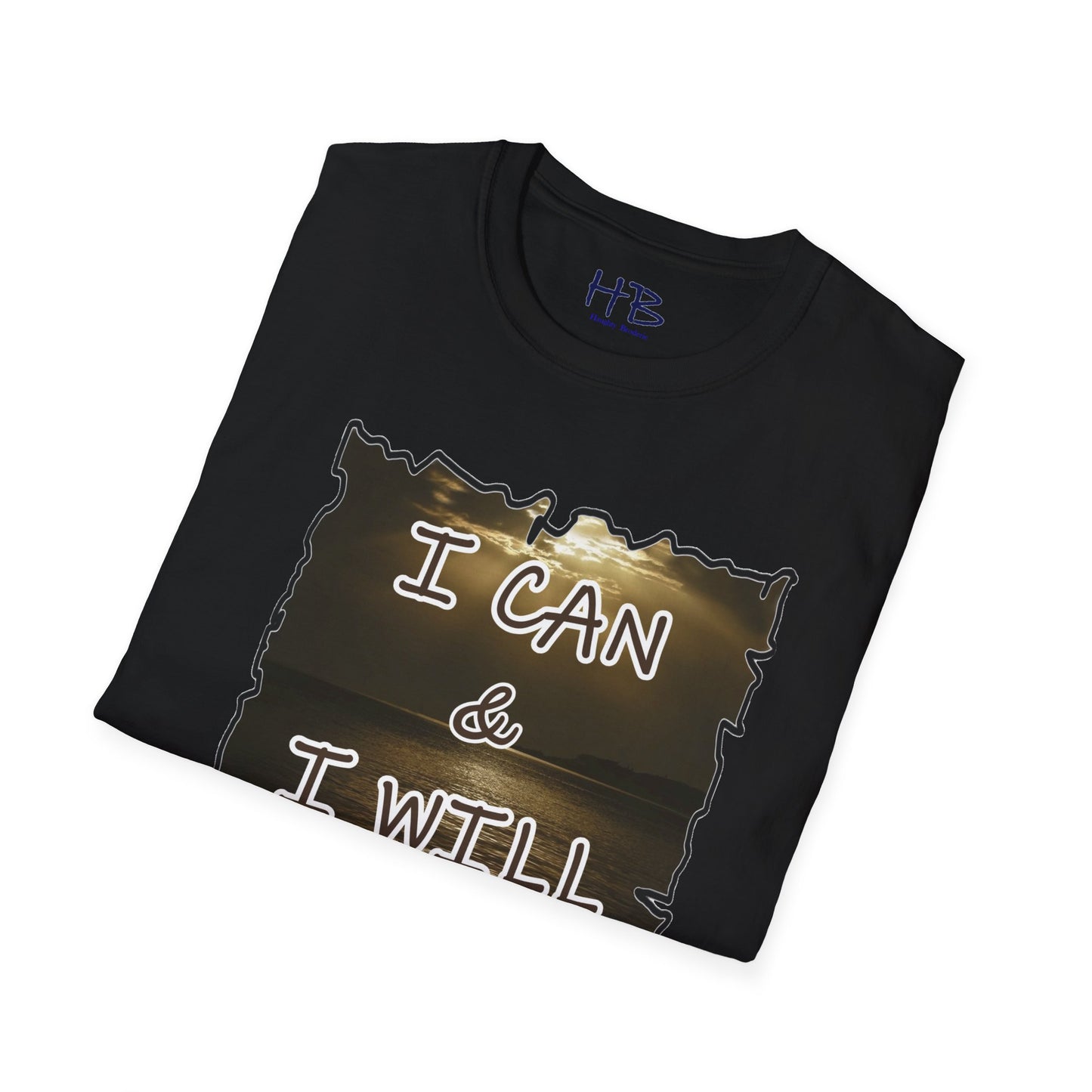Unleashing the Empowering Emblem Inner Champion: Radiate Determination with Inspirational Style "I CAN & I WILL"
