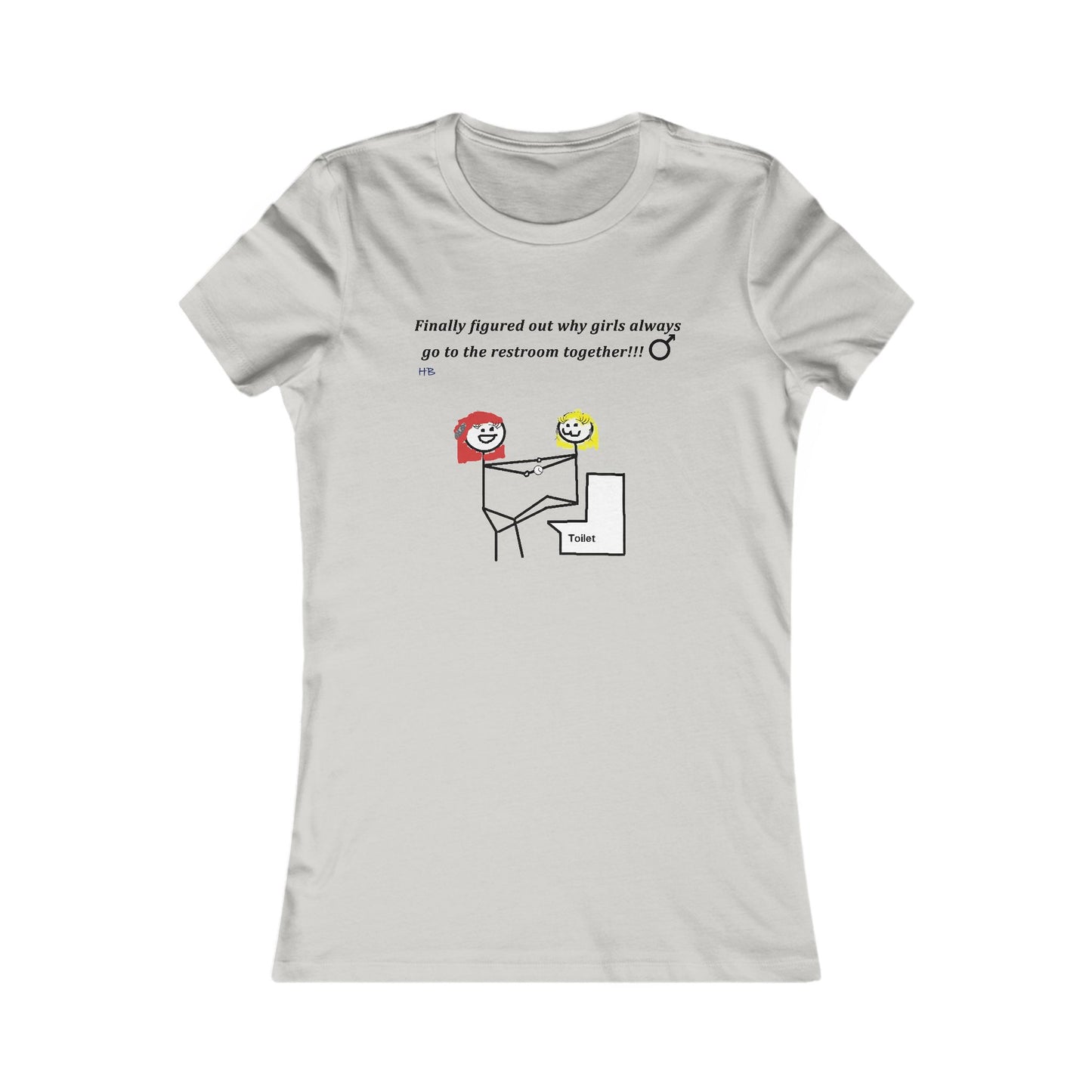 Humorous Restroom Companions Revelations (Women - Premium Cotton Tee)
