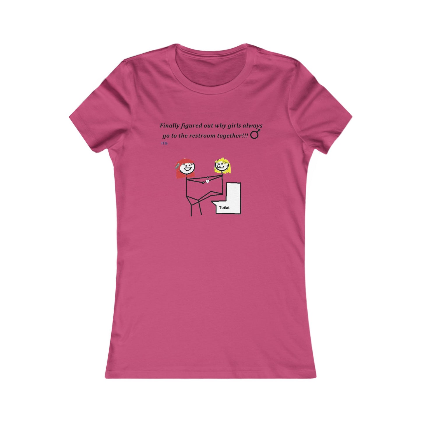 Humorous Restroom Companions Revelations (Women - Premium Cotton Tee)