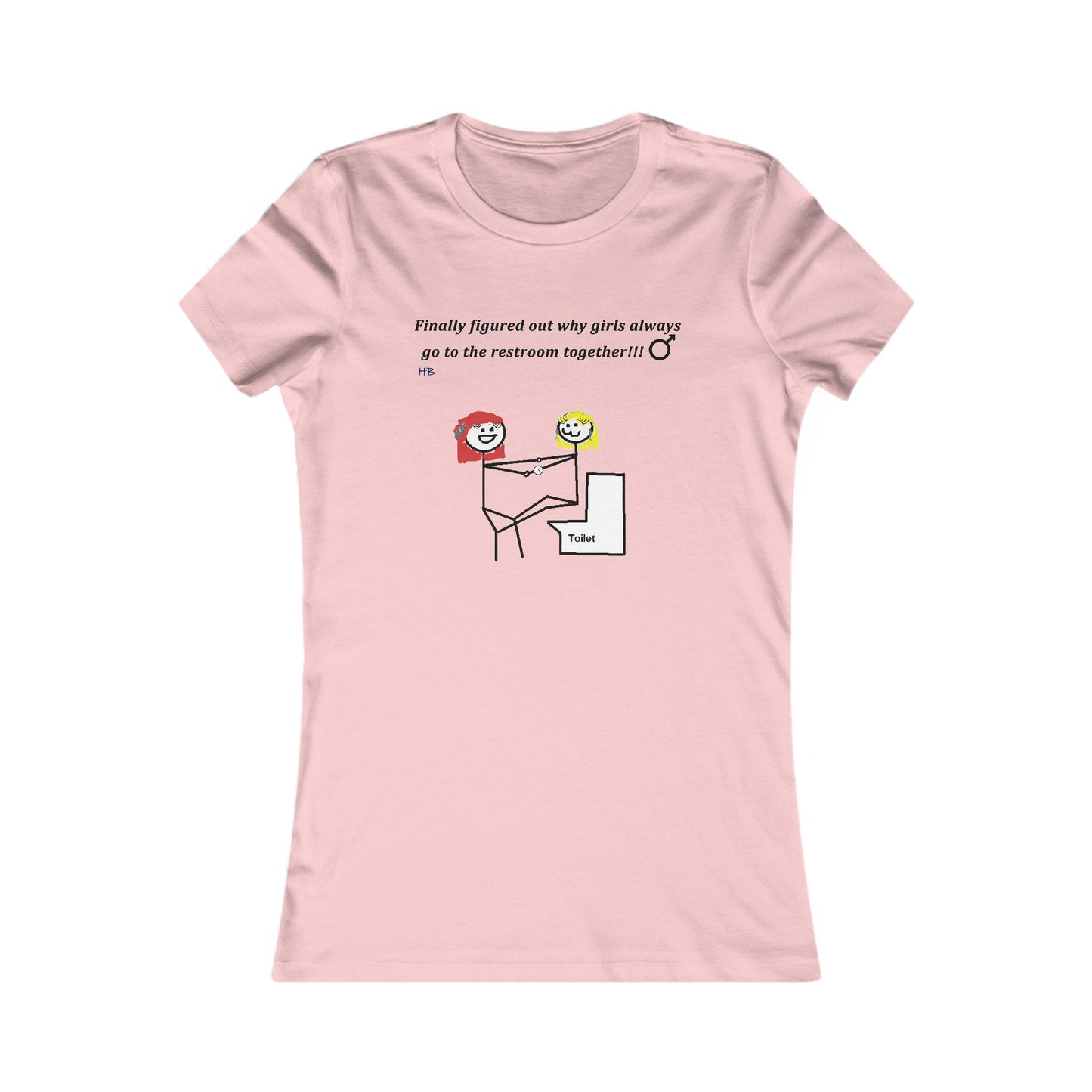 Humorous Restroom Companions Revelations (Women - Premium Cotton Tee)