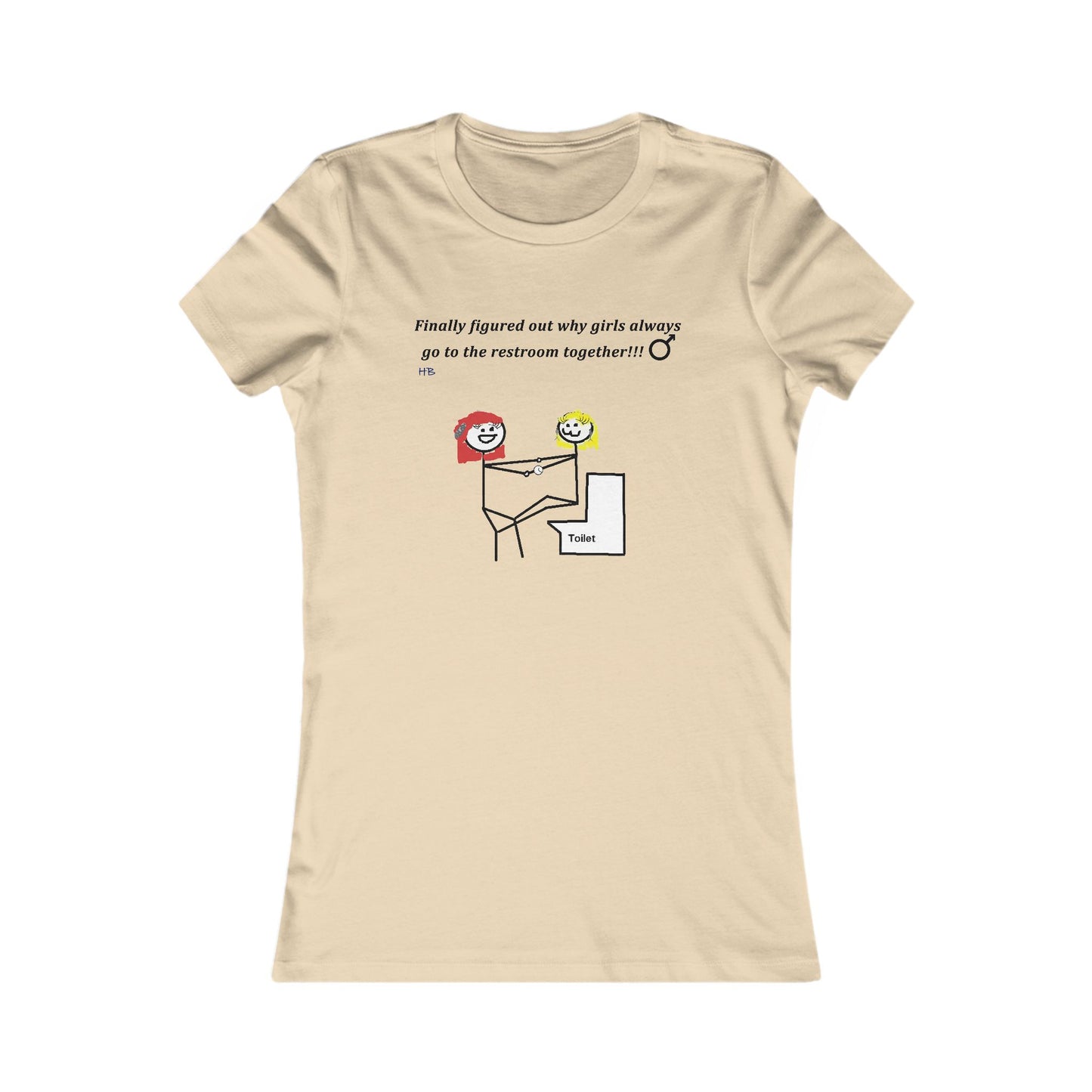 Humorous Restroom Companions Revelations (Women - Premium Cotton Tee)