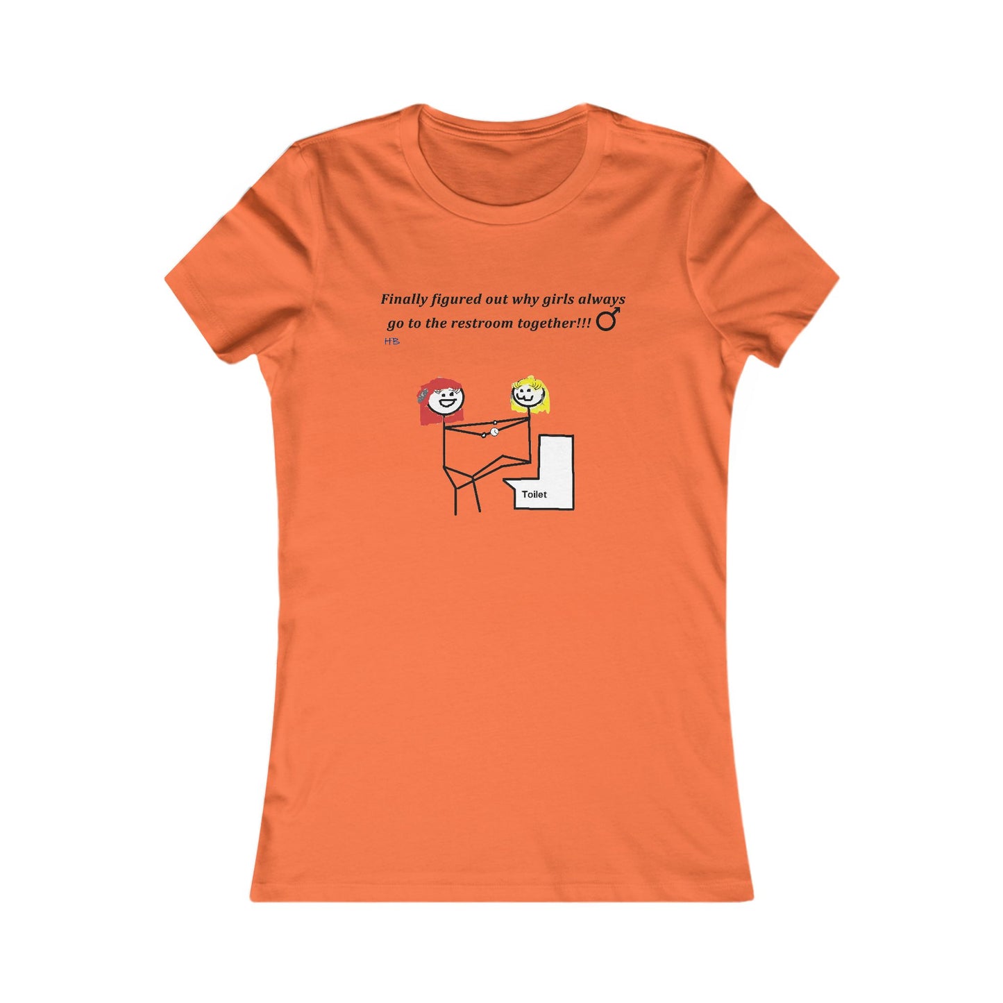 Humorous Restroom Companions Revelations (Women - Premium Cotton Tee)