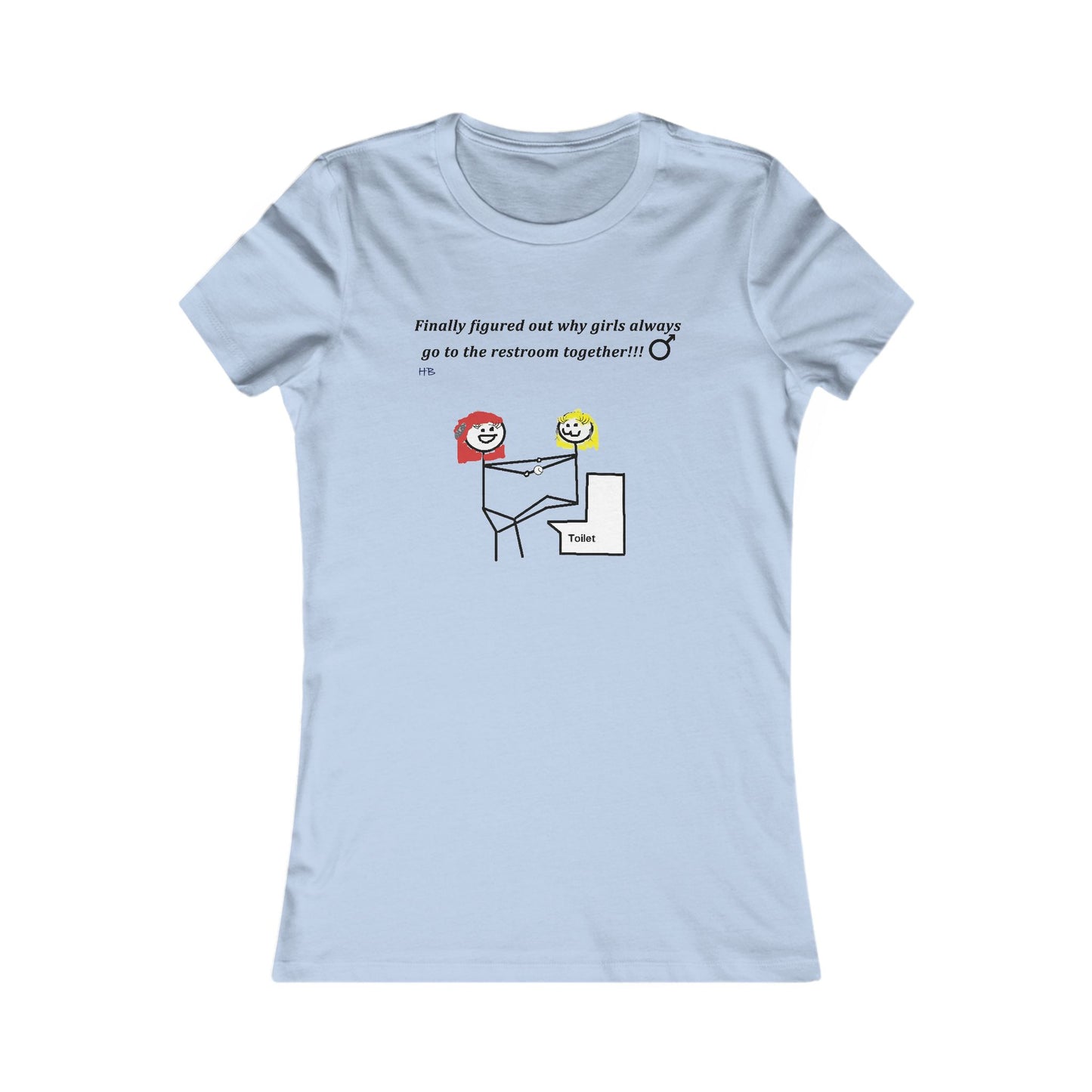 Humorous Restroom Companions Revelations (Women - Premium Cotton Tee)