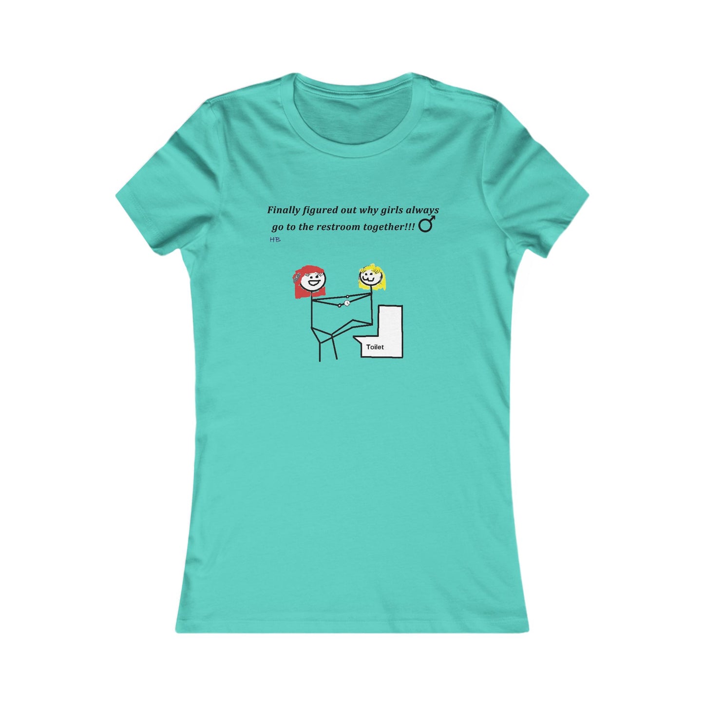 Humorous Restroom Companions Revelations (Women - Premium Cotton Tee)