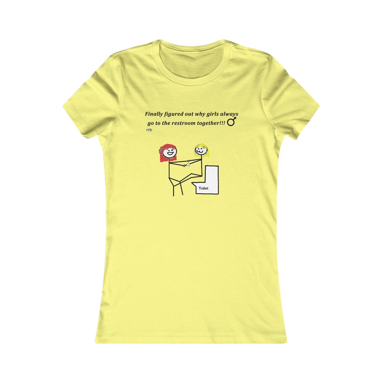 Humorous Restroom Companions Revelations (Women - Premium Cotton Tee)