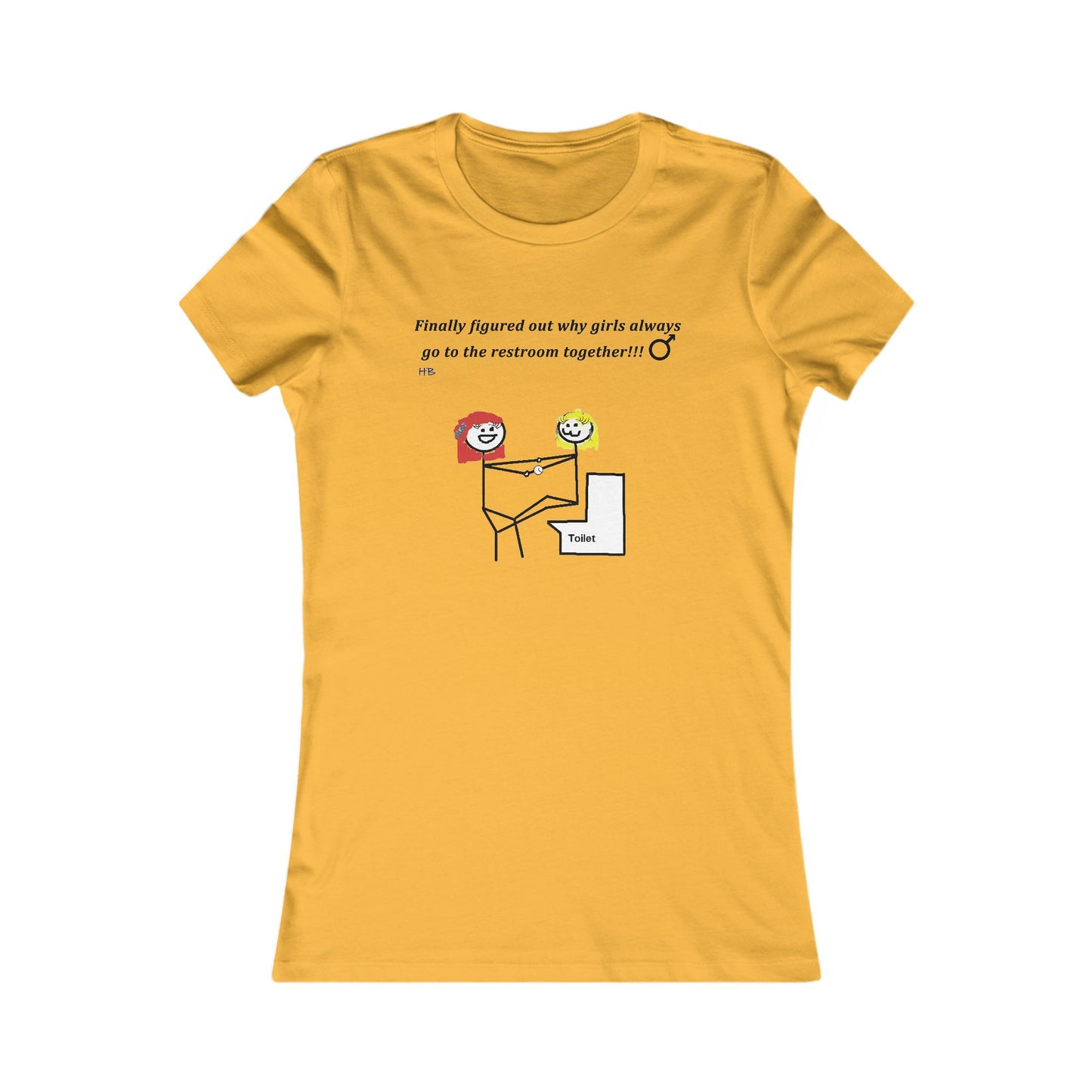 Humorous Restroom Companions Revelations (Women - Premium Cotton Tee)