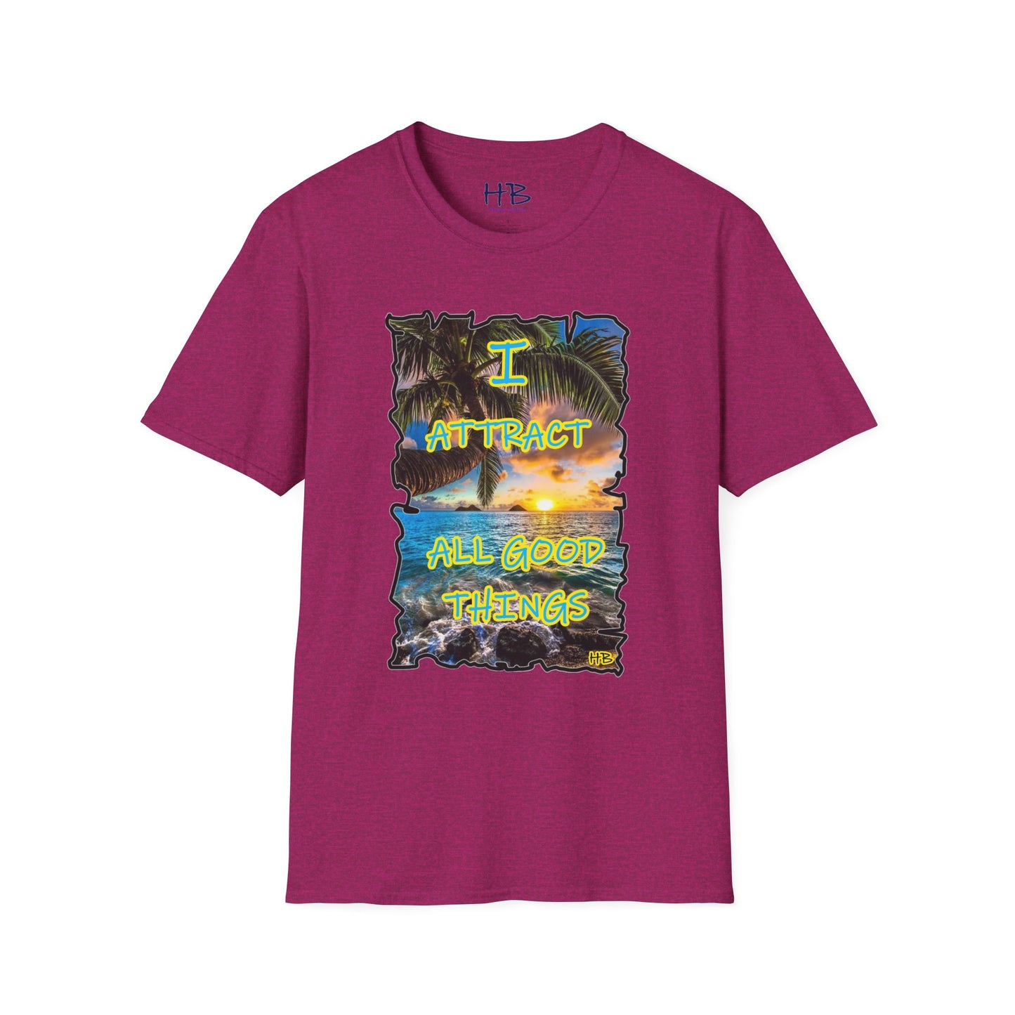 Ocean Sunset Affirmation Dreamscape; Affirmation Empowering Style who Attracts All Good Things