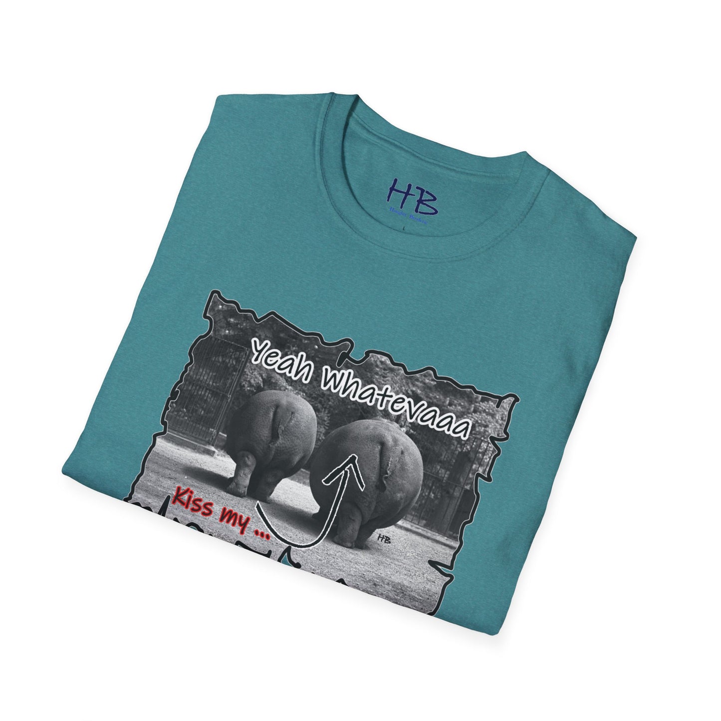 Humorous Whimsical Sarcastic Hippo Laugh-Inducing; Truth to be told to annoying people in your life