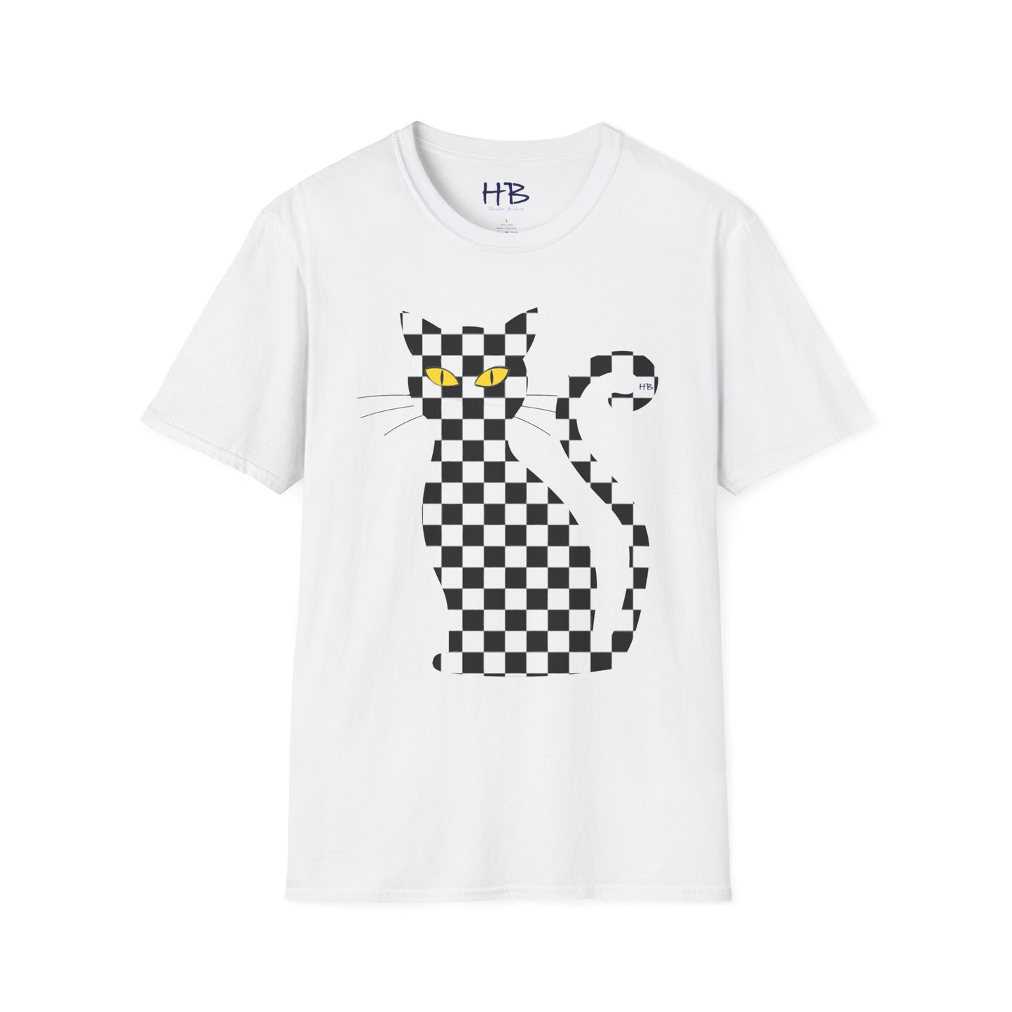Unconventional Elegance: The Checkered Cat