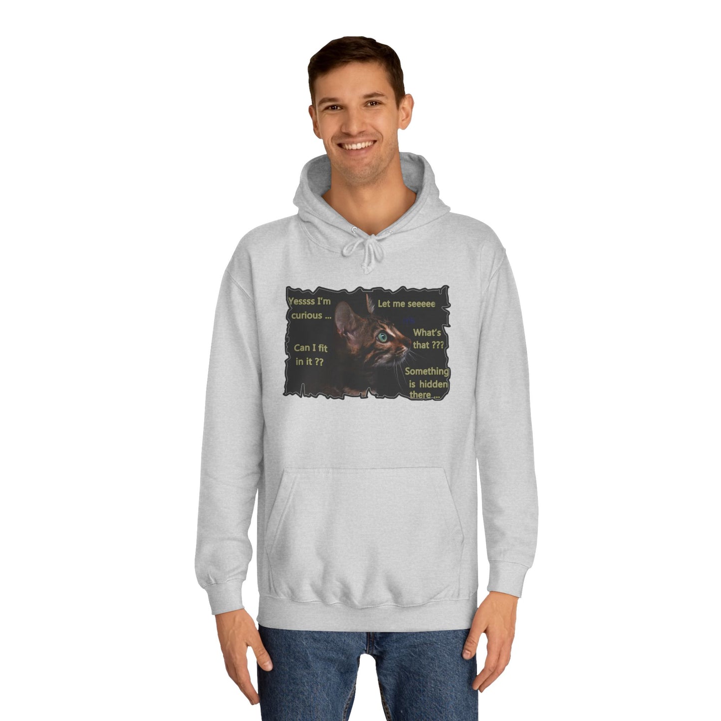 Get Yours Now -- Kitten curiosity and care free (Hoodie - Cozy and Durable)