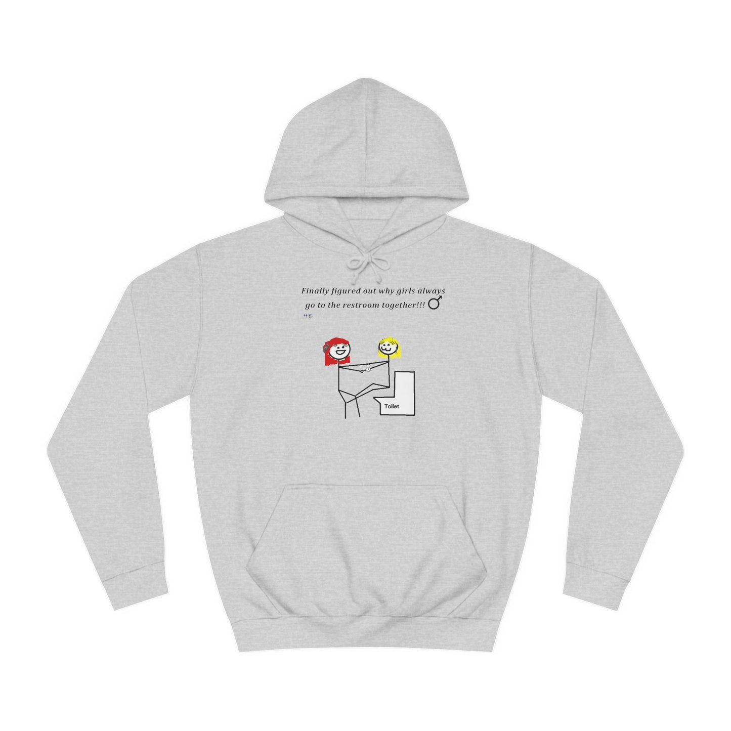 Get Yours Now -- Humorous Restroom Companions Revelations (Hoodie - Cozy and Durable)