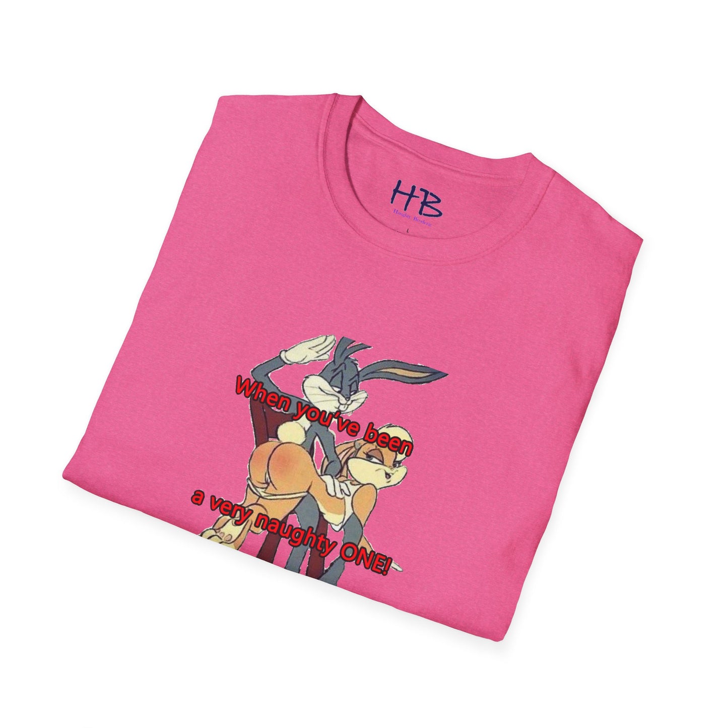 Bugs being playful with his bunny lady