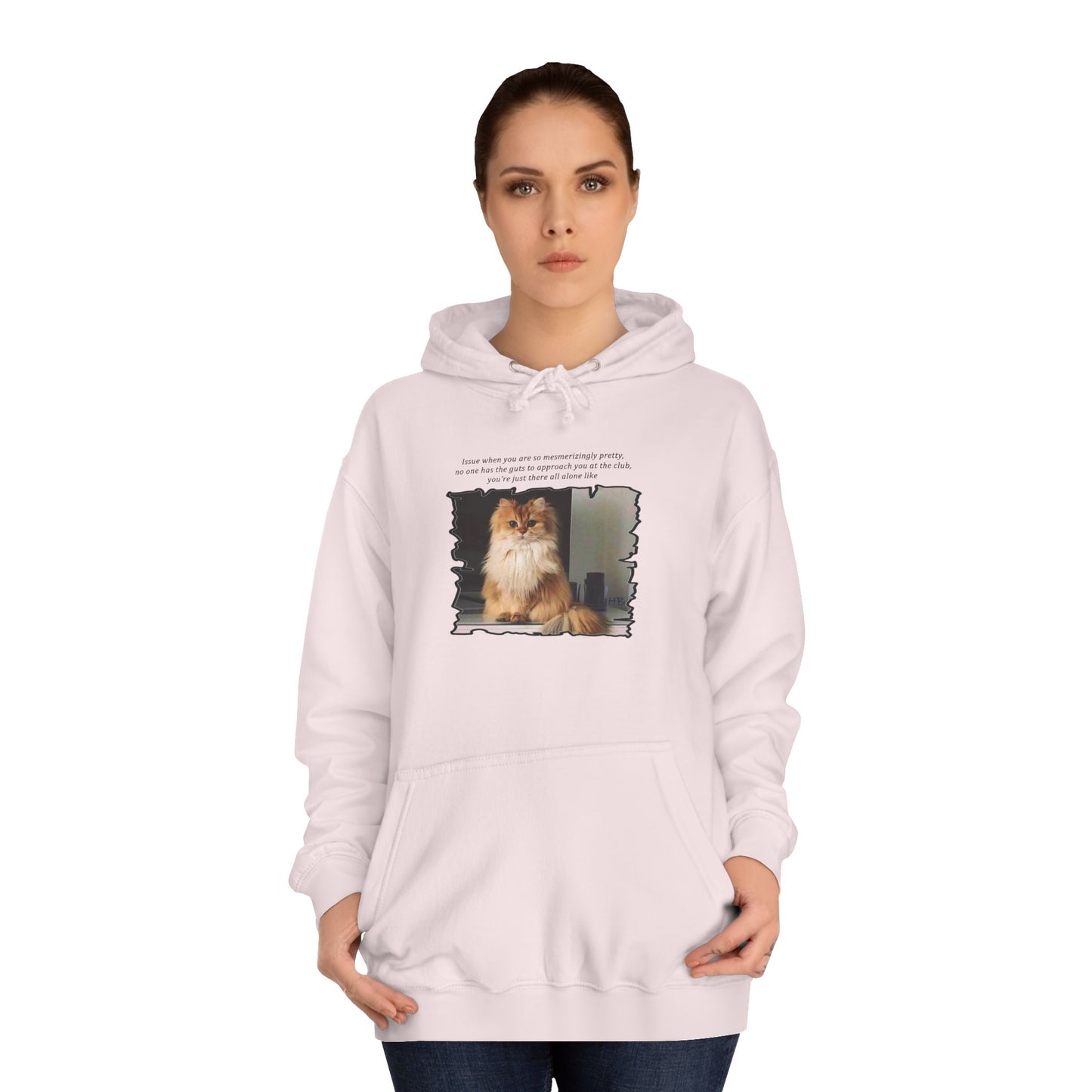 Get Yours Now -- Mesmerizing Lonely Kitty (Hoodie - Cozy and Durable)