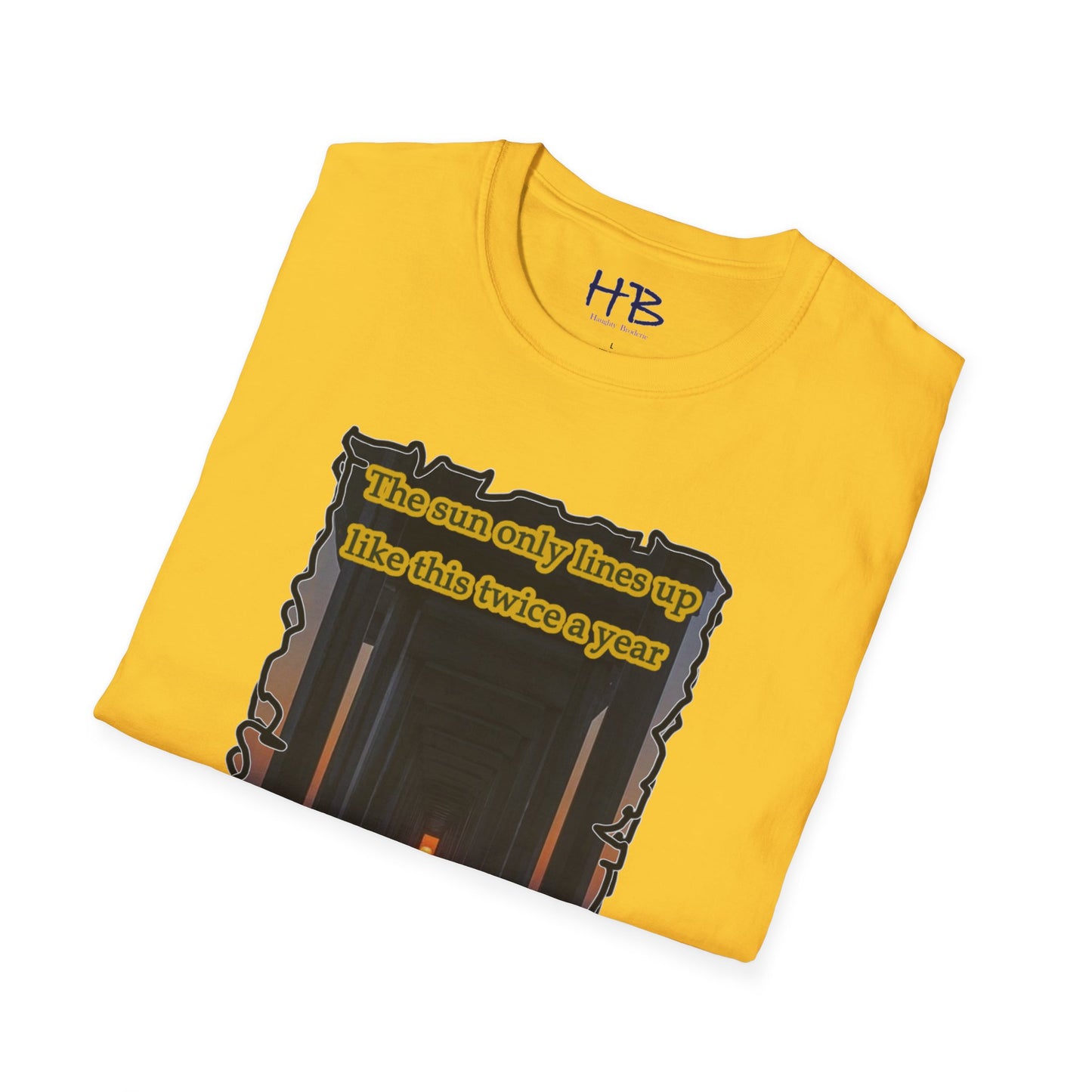 Beautiful experience the Magic of Nature of sunset through wooden tunnel