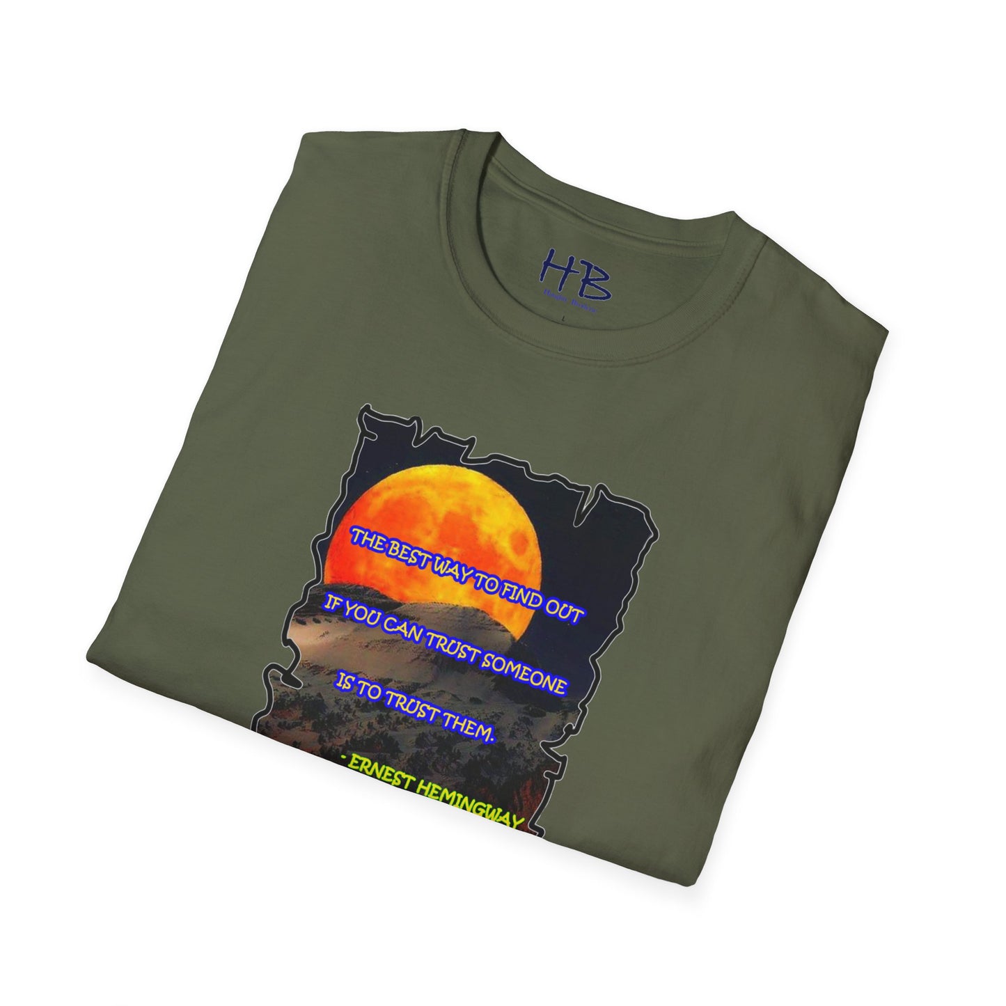 A Wise Quote Beneath the Full Moon: Earn Trust Like Hemingway