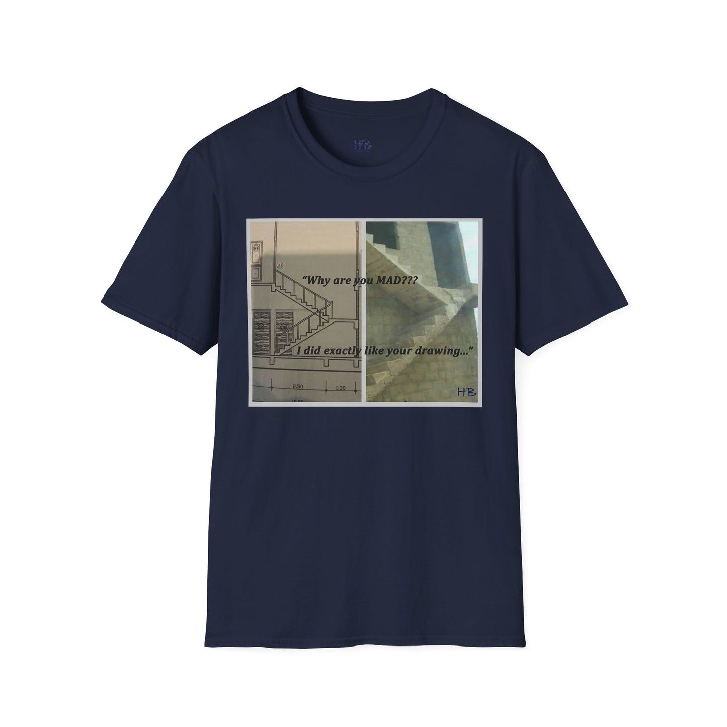 Comical Architectural Irony Stairs Sketch