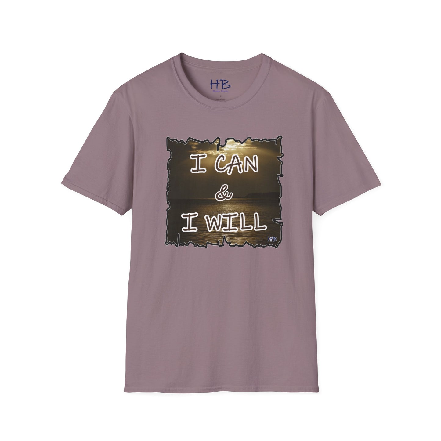 Unleashing the Empowering Emblem Inner Champion: Radiate Determination with Inspirational Style "I CAN & I WILL"