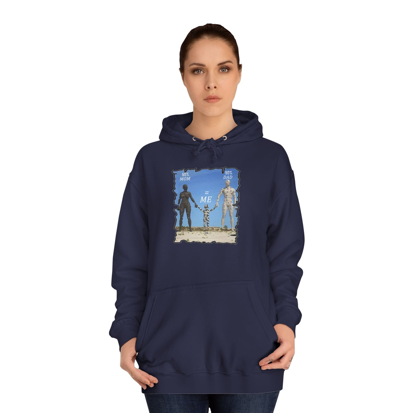 Get Yours Now -- Genetic Family Equation Parental Puzzle (Hoodie - Cozy and Durable)