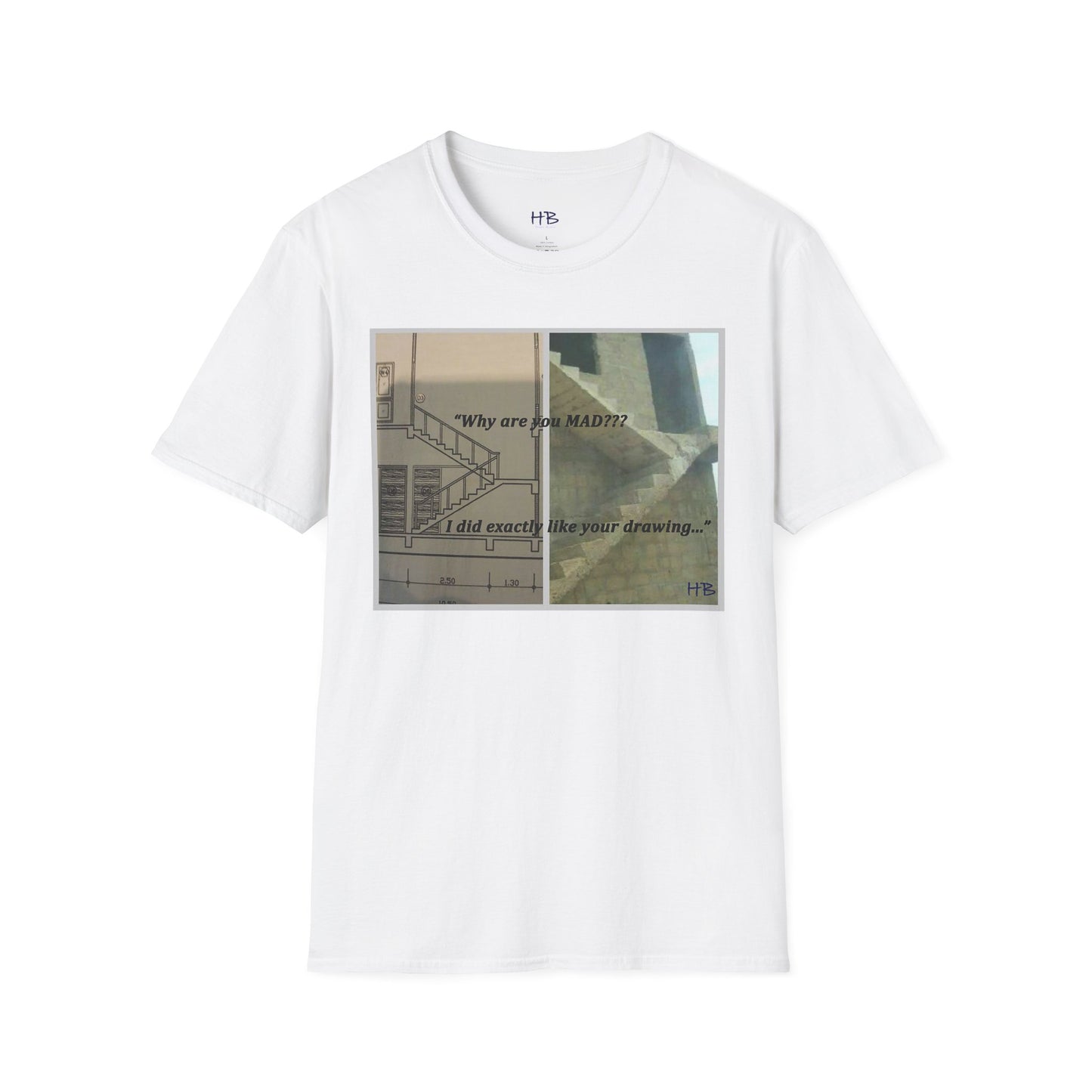 Comical Architectural Irony Stairs Sketch