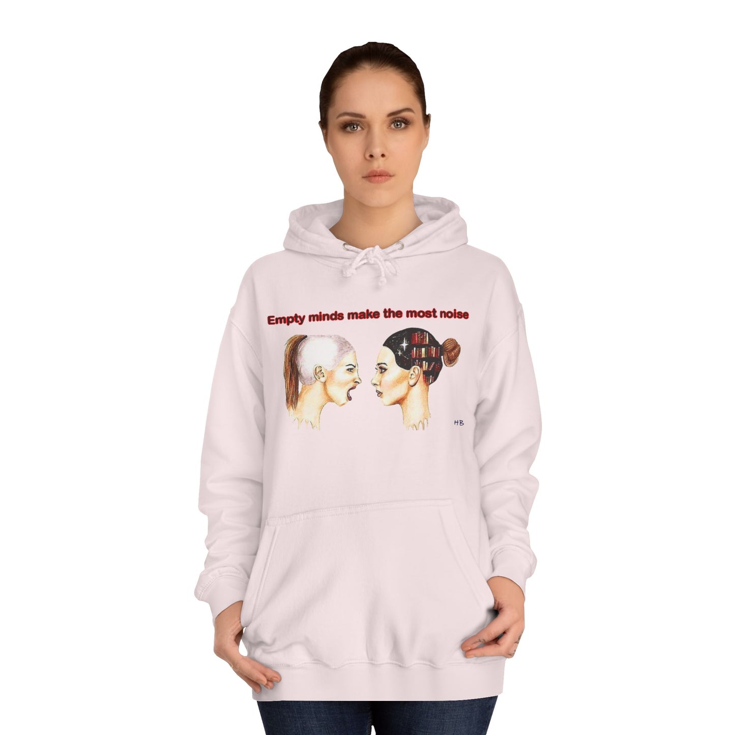 Get Yours Now -- Noiseless Nobility to Educate with The Power of Quiet Intellect (Hoodie - Cozy and Durable)