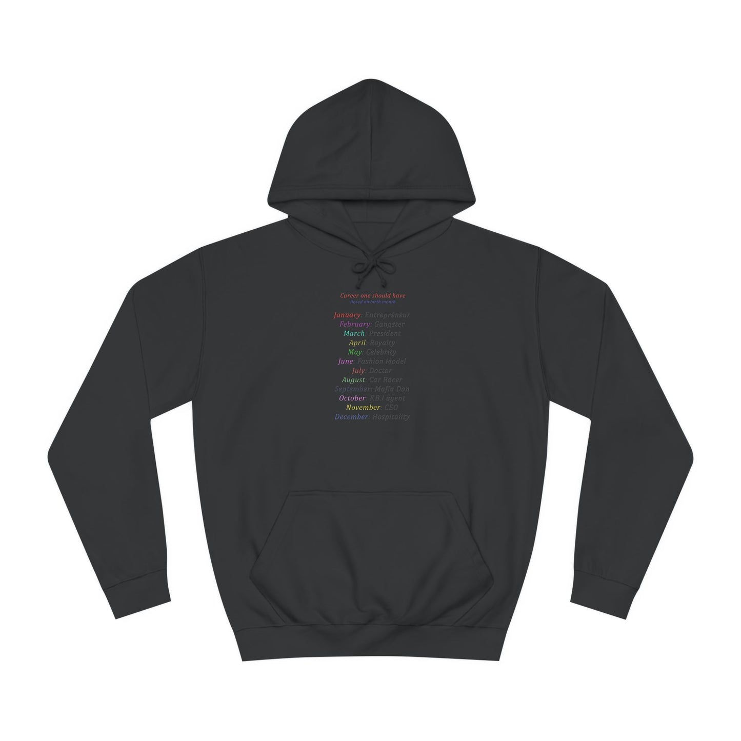 Birth Month Career Pride (Hoodie - Cozy and Durable)
