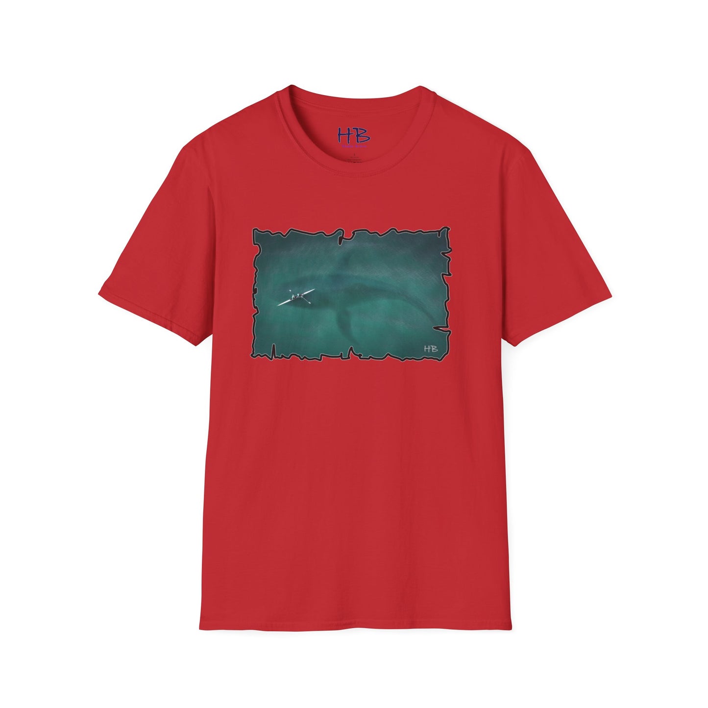 Whale's Shadow: A Harmony Between Worlds Tee Shirt