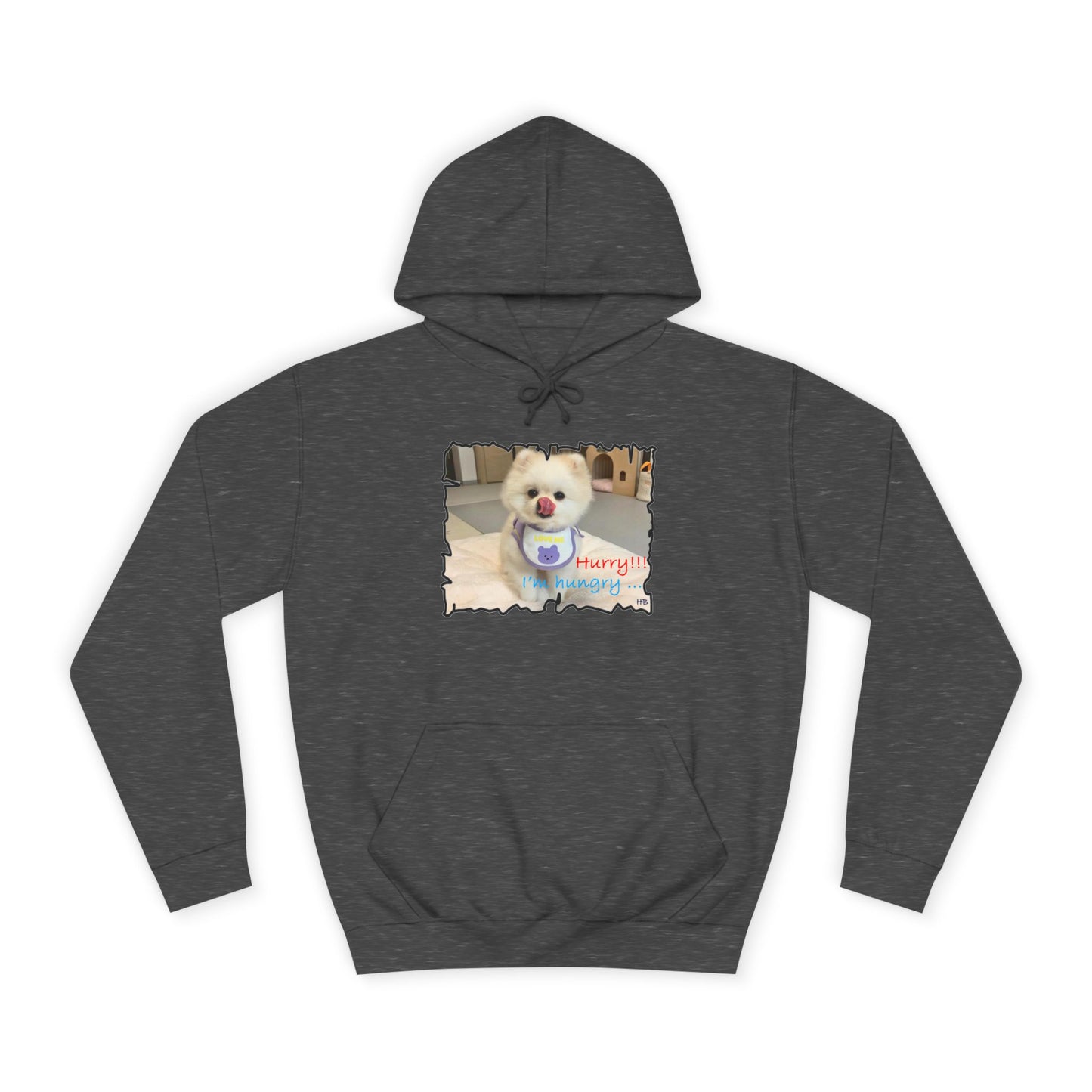 Bichon Maltese "Hurry, I'm hungry!!!" (Hoodie - Cozy and Durable)