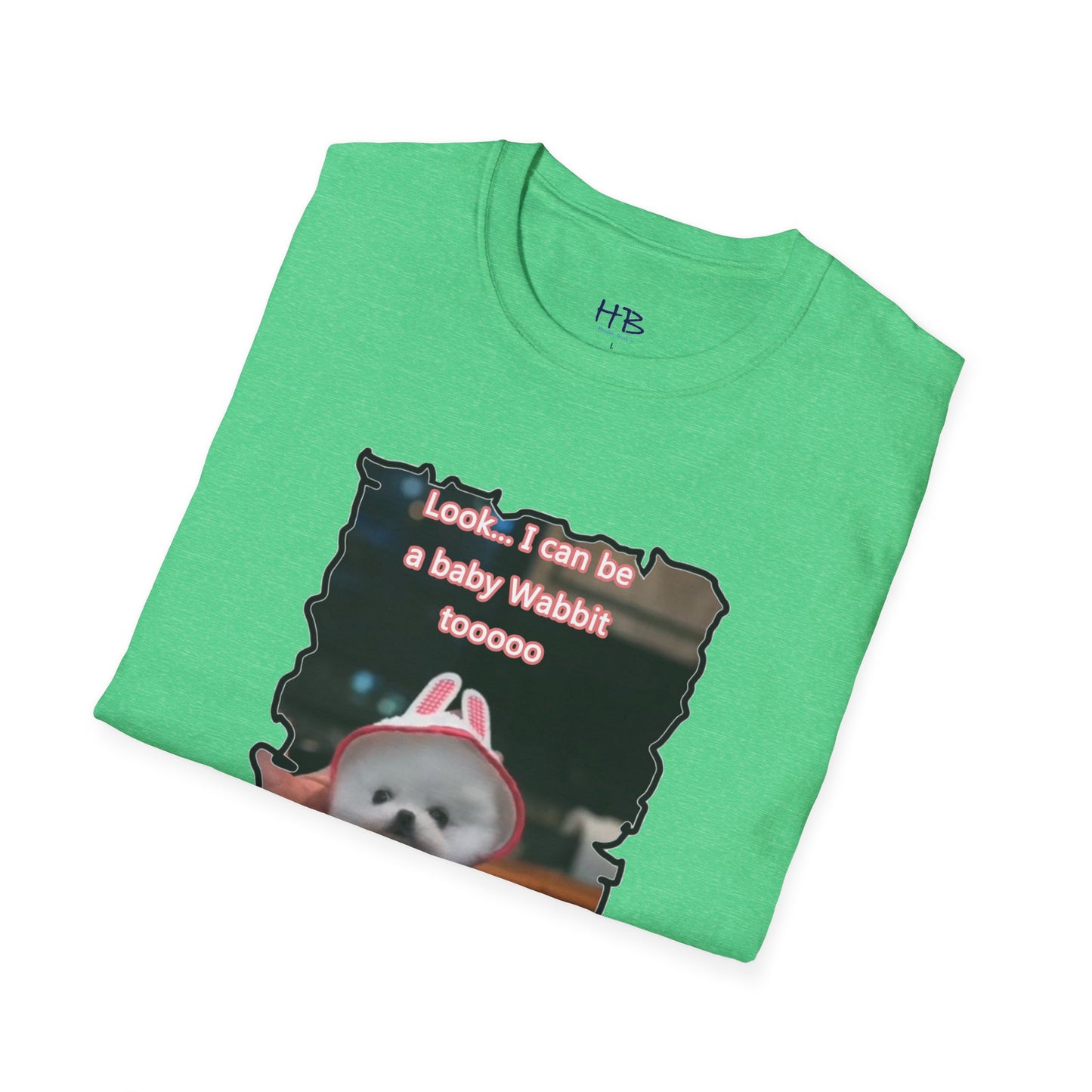 Bichon Maltese puppy dressed in a cute rabbit costume