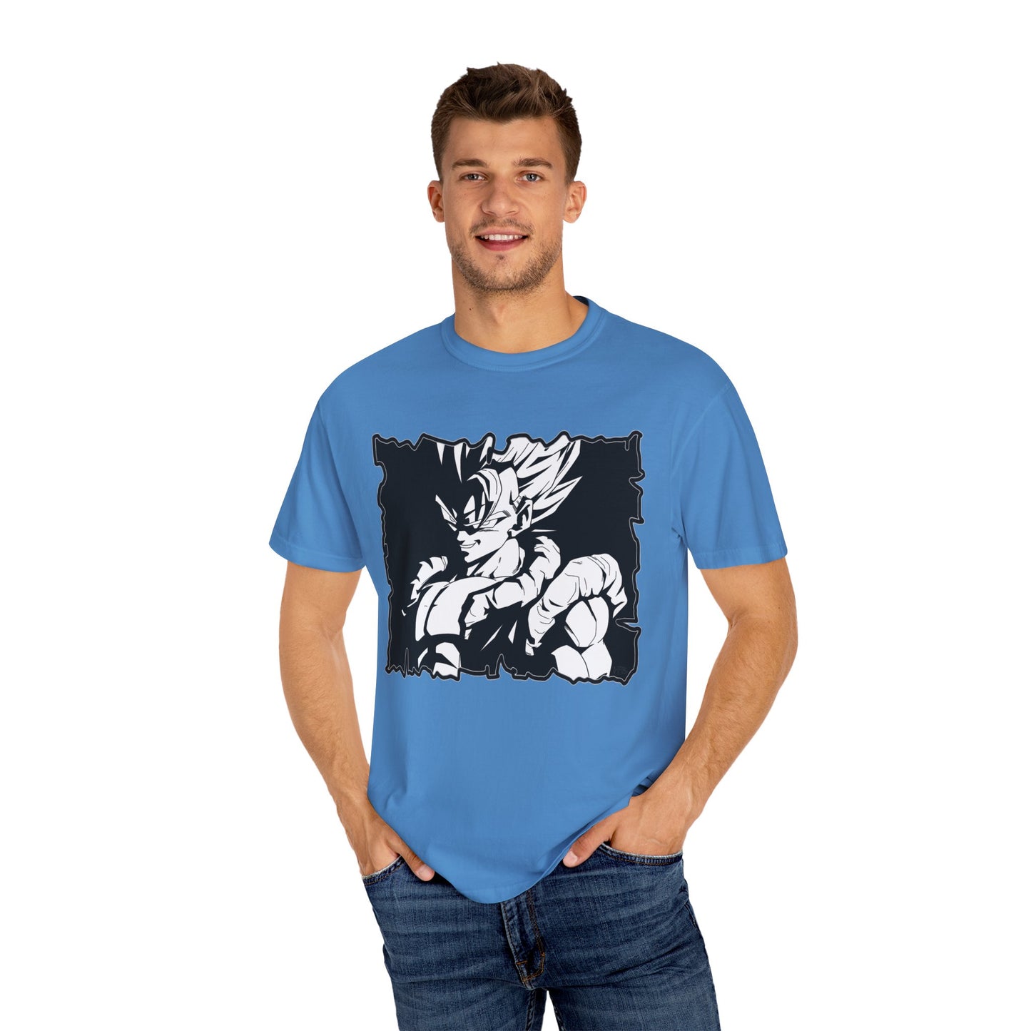 Ultimate Power Awakened Superhero anime in black and white