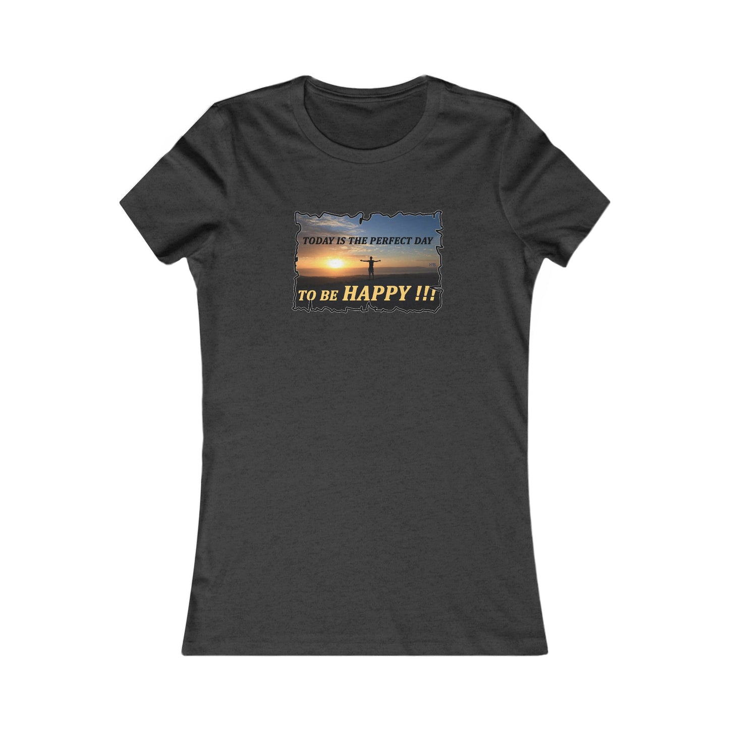 Joyful Sunrise for New Day Optimism (Women - Premium Cotton Tee)