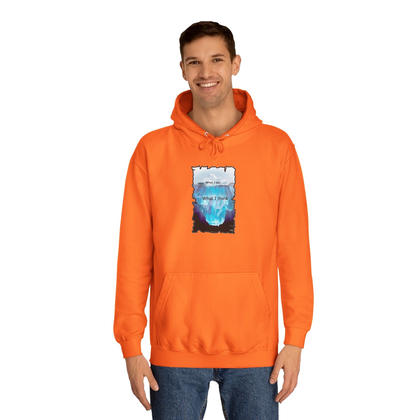 Below the Surface Veiled Verbalization (Hoodie - Cozy and Durable)