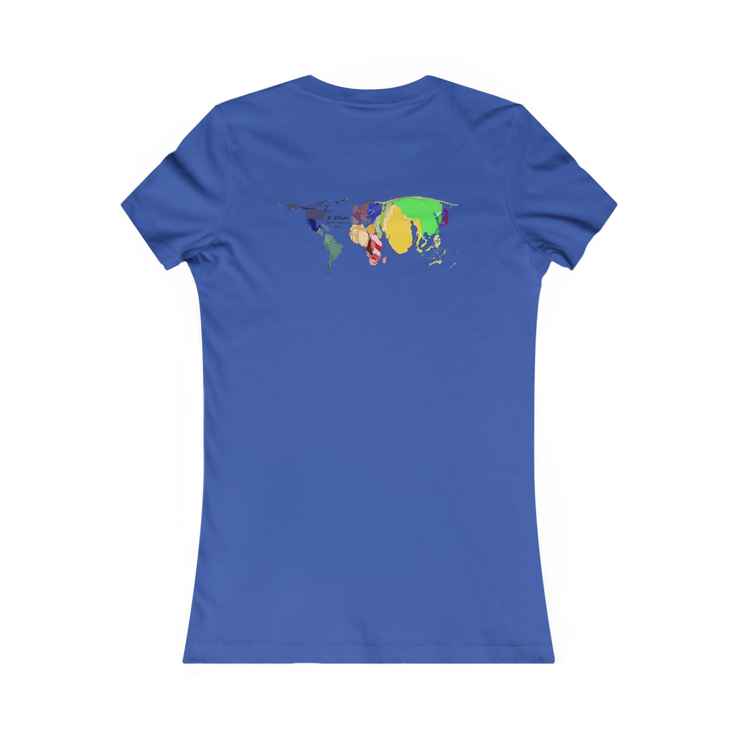 Global density world population (Women - Premium Cotton Tee)