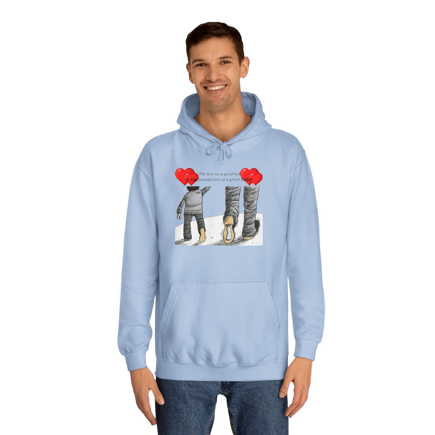 True Fathers, Hand in Hand, Size of Mentorship Love (Hoodie - Cozy and Durable)