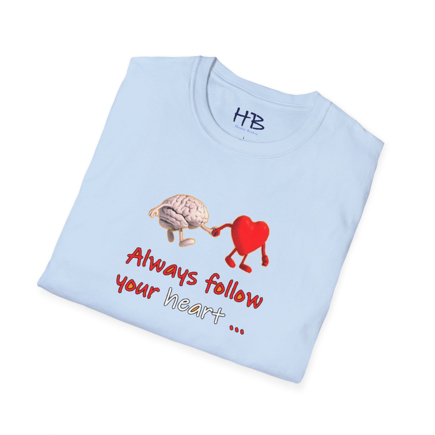 Embracing the Heart-Mind Connection: A Visual Reminder to Follow Your Heart with brain's logic