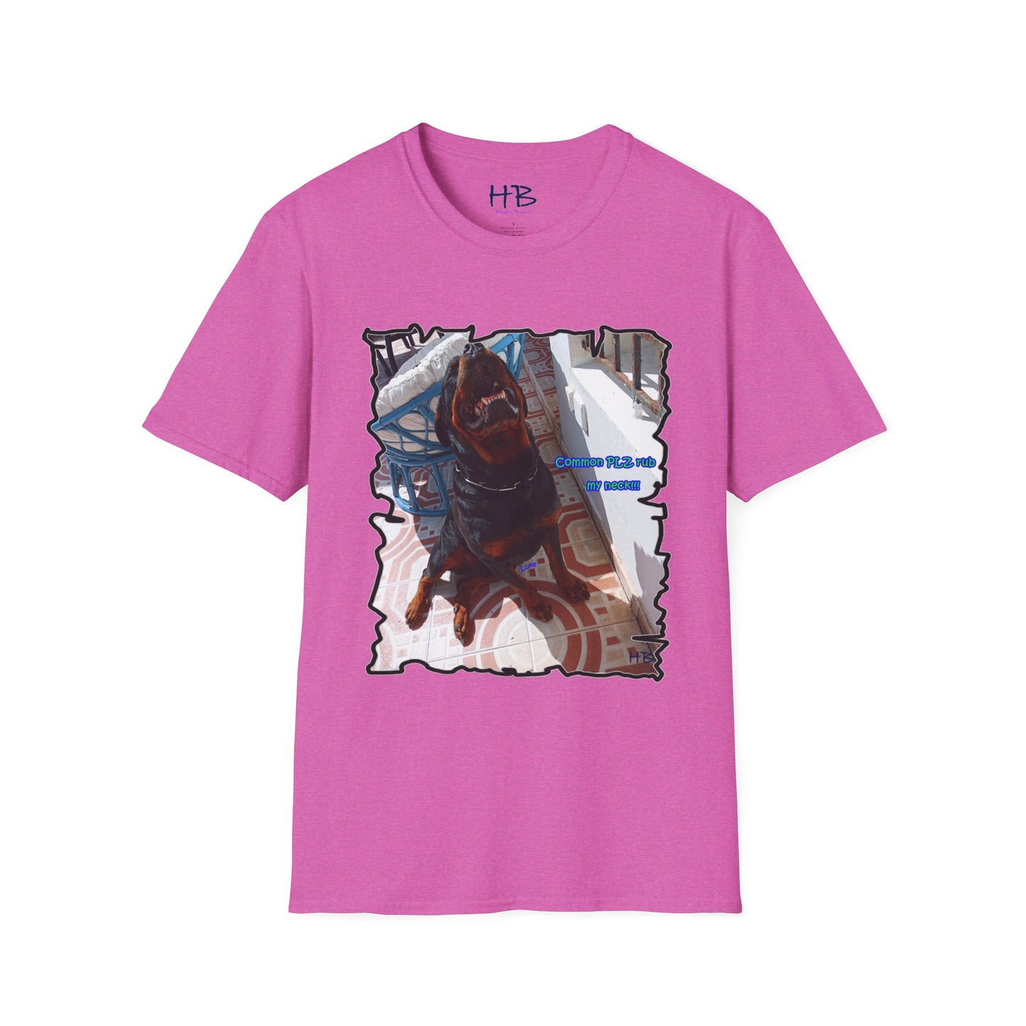 Luke Rottie begging for neck rub