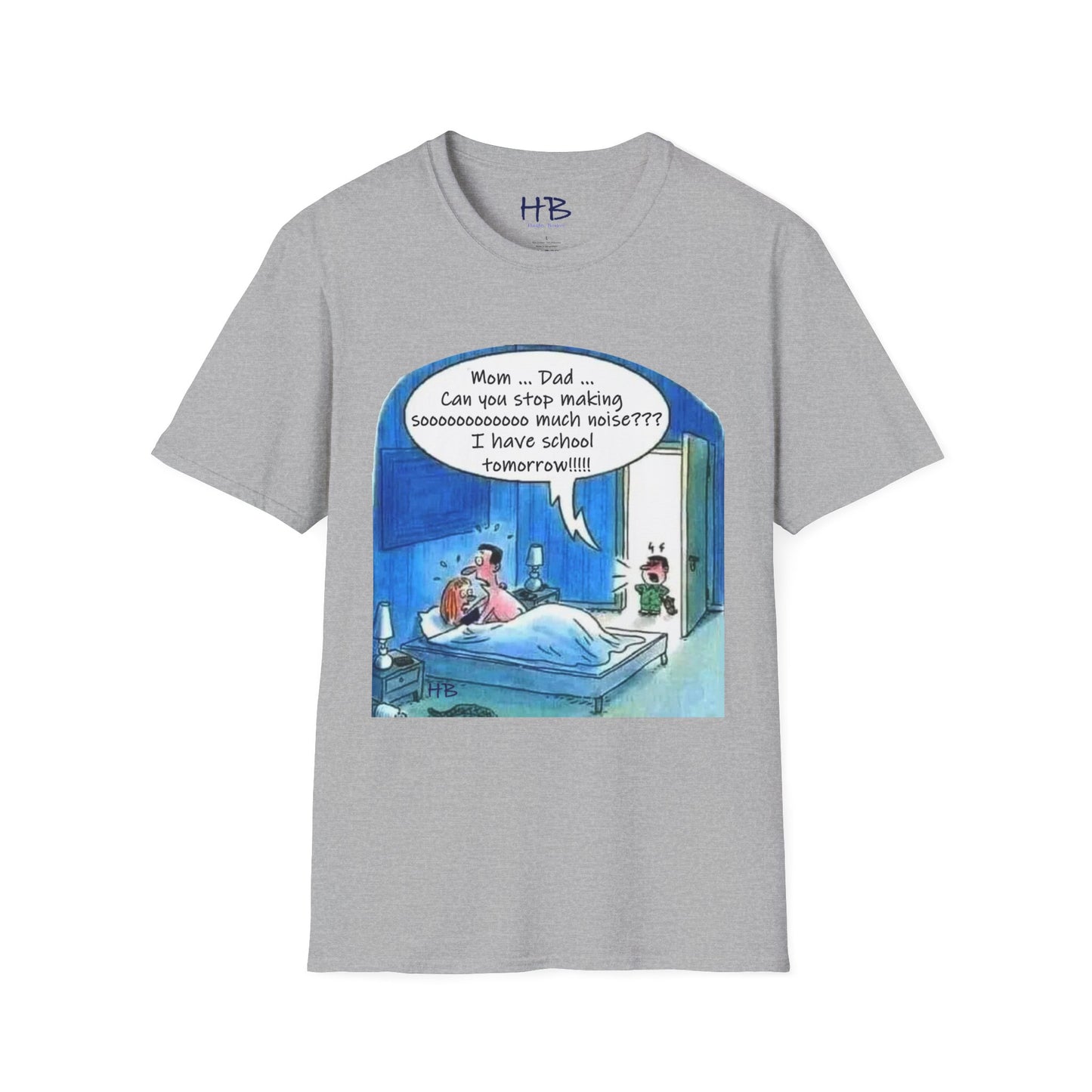 The Hilarious Comical Parental Distraction Bedroom Intrusion;  The Bedroom Intruder's Smiles and Chuckles