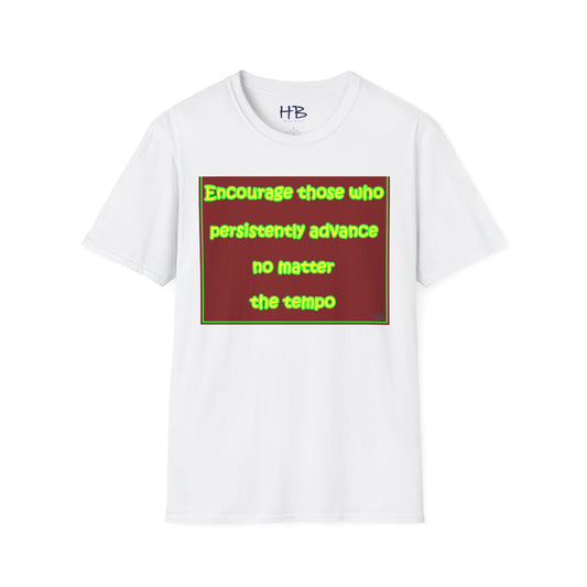 Champion Progress - Elevate Persistence for a Dynamic World - Encourage those who persistently advance no matter the tempo