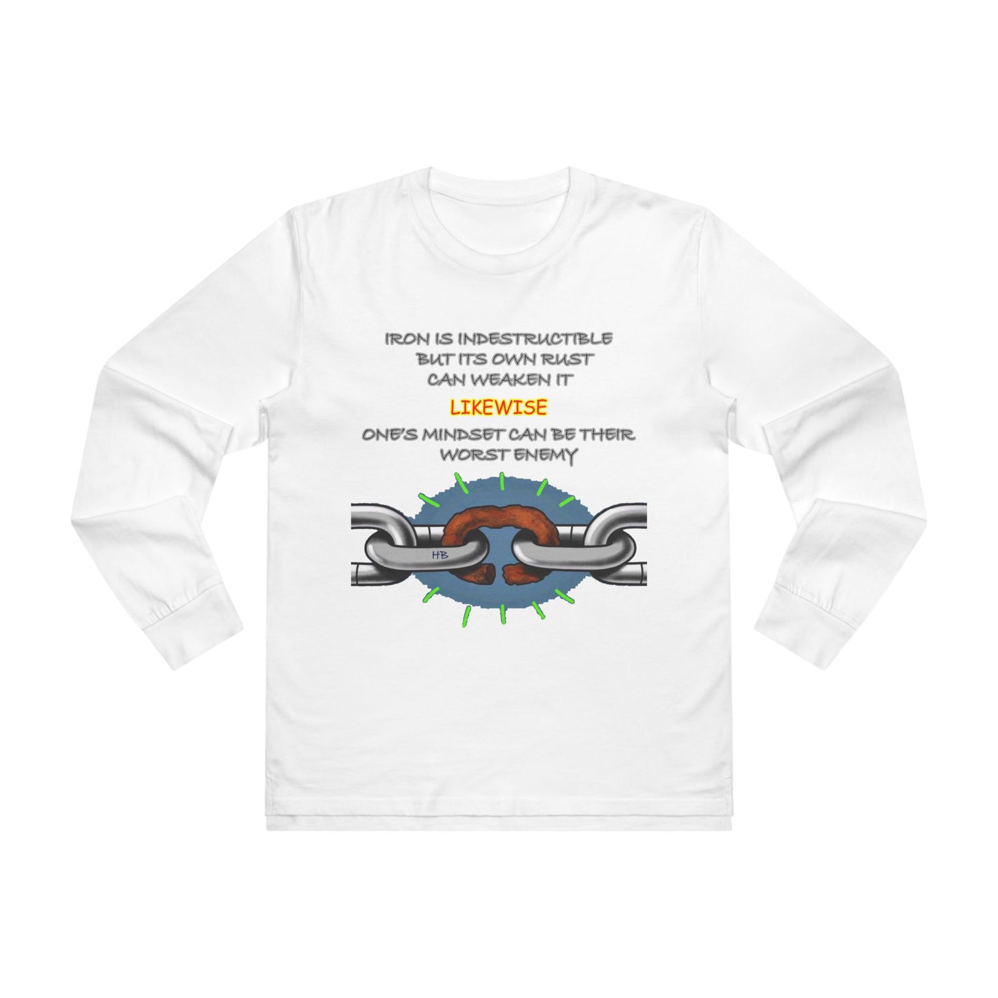 Get Yours Now -- Empowering Mental Resilience Mindset (Men's Base Longsleeve Tee - All-Season Wear)