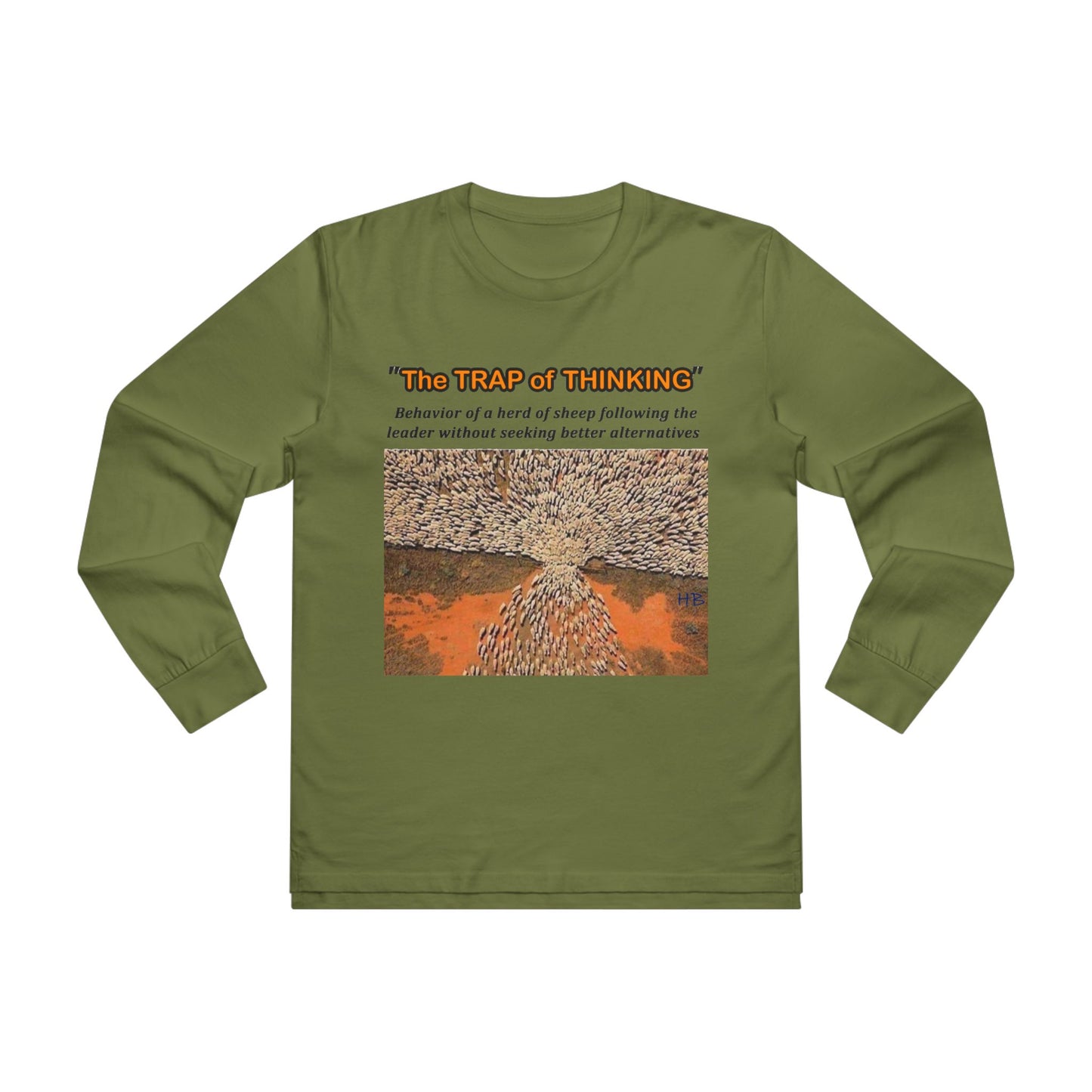 Thought-Provoking Independent Thinker (Men's Base Longsleeve Tee - All-Season Wear)