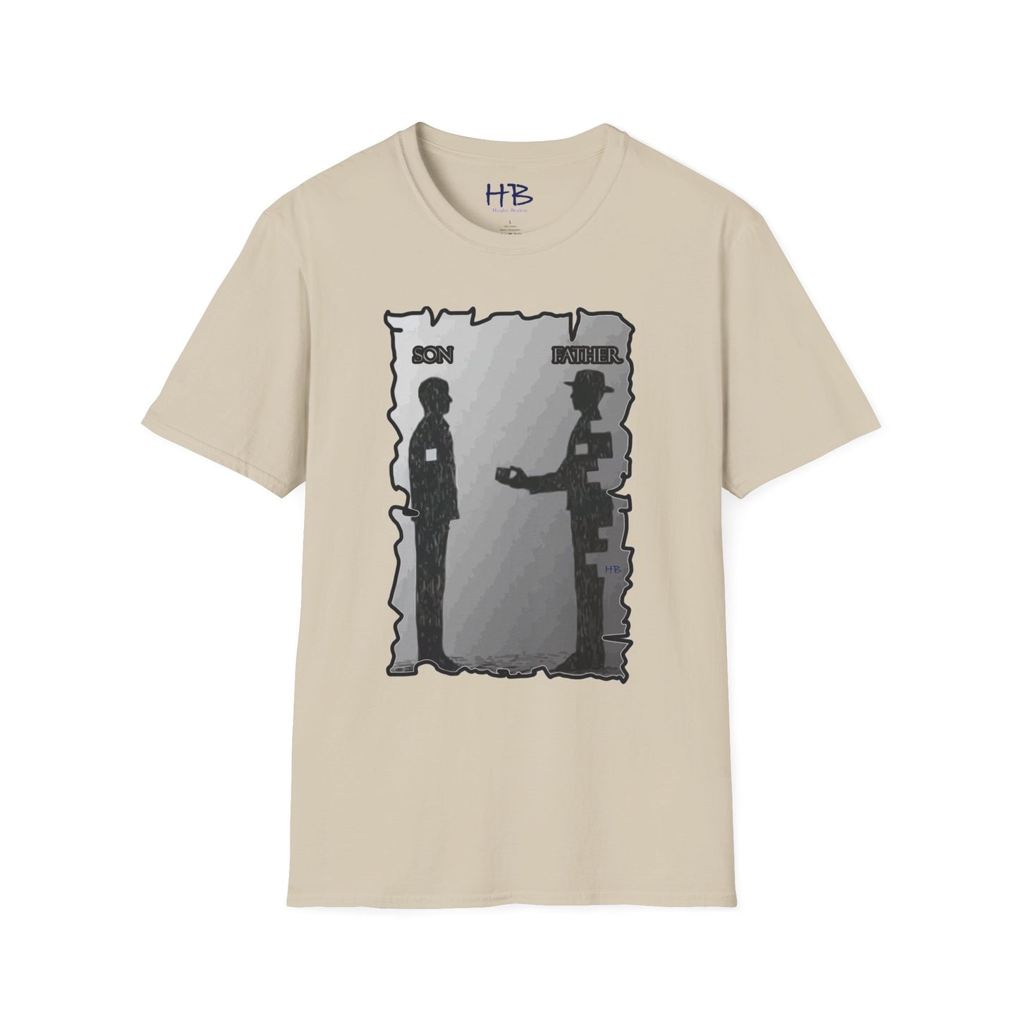 Father completing son's puzzle for life