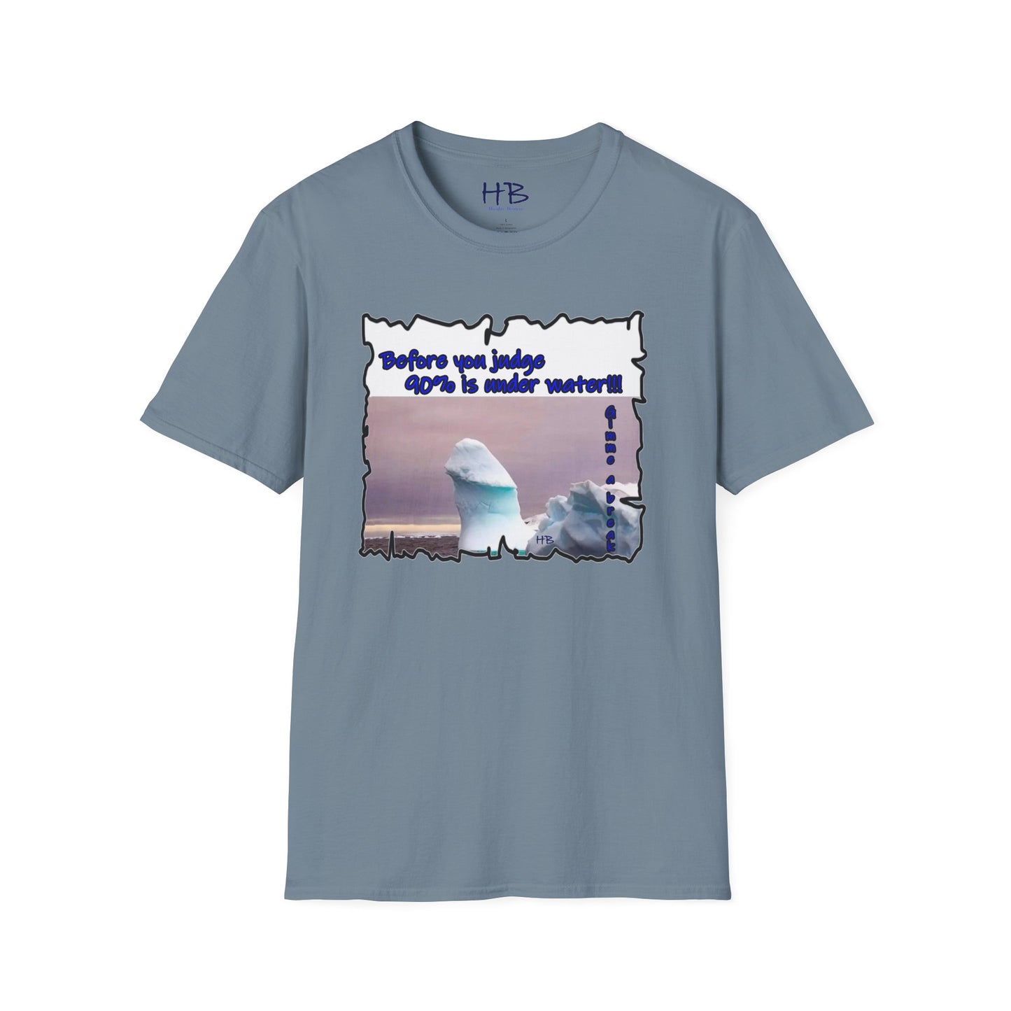 90% Below Judging the Unseen Beneath the Surface; The Iceberg Perspective Laughing at Assumptions While Challenging Prejudice