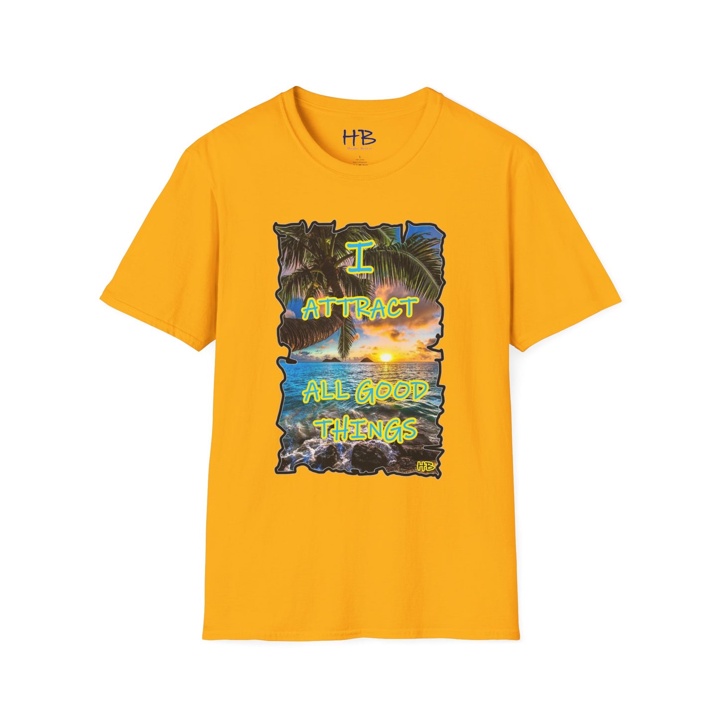 Ocean Sunset Affirmation Dreamscape; Affirmation Empowering Style who Attracts All Good Things