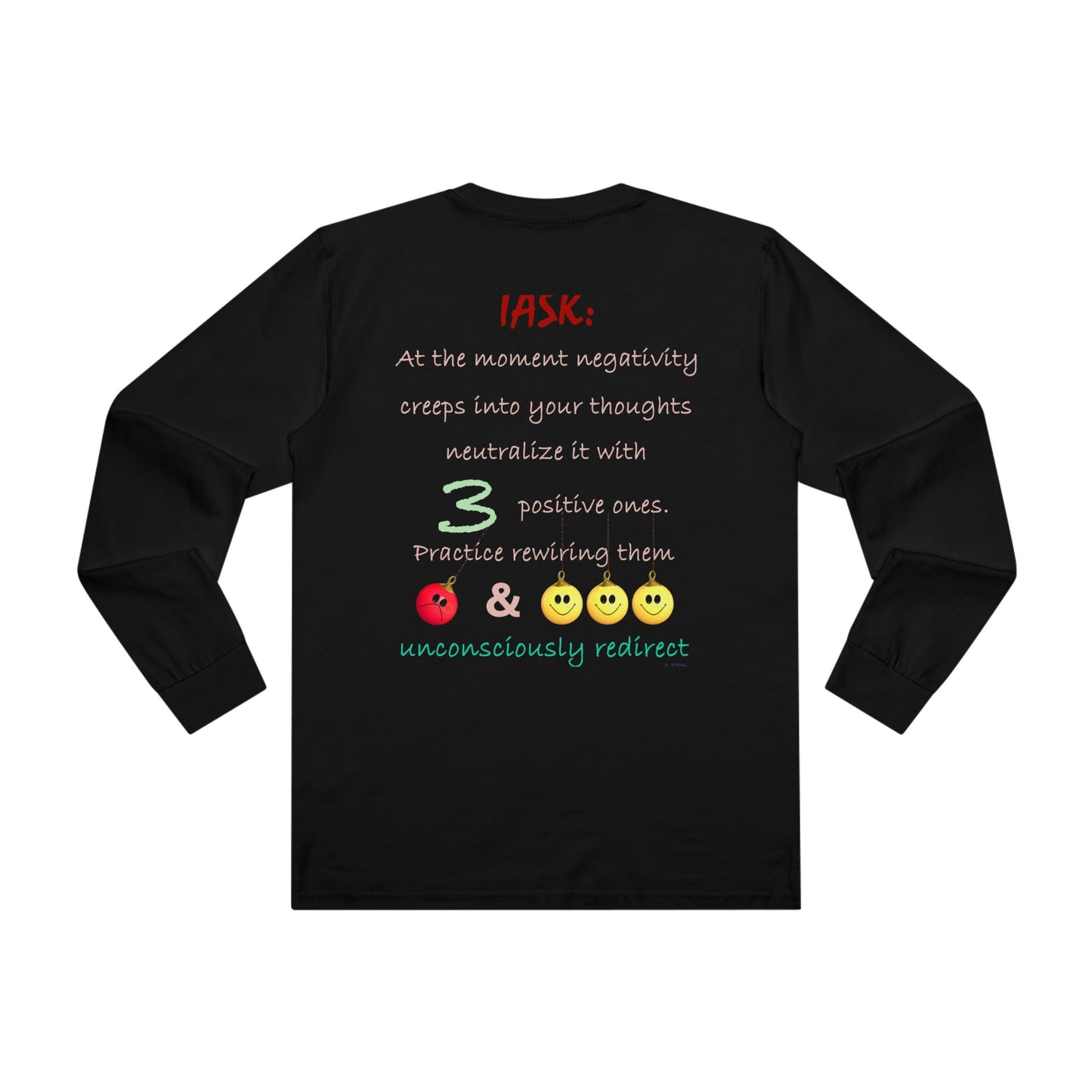 Get Yours Now -- Positive Rewiring the Negativity Neutralizer Mindset (Men's Base Longsleeve Tee - All-Season Wear)